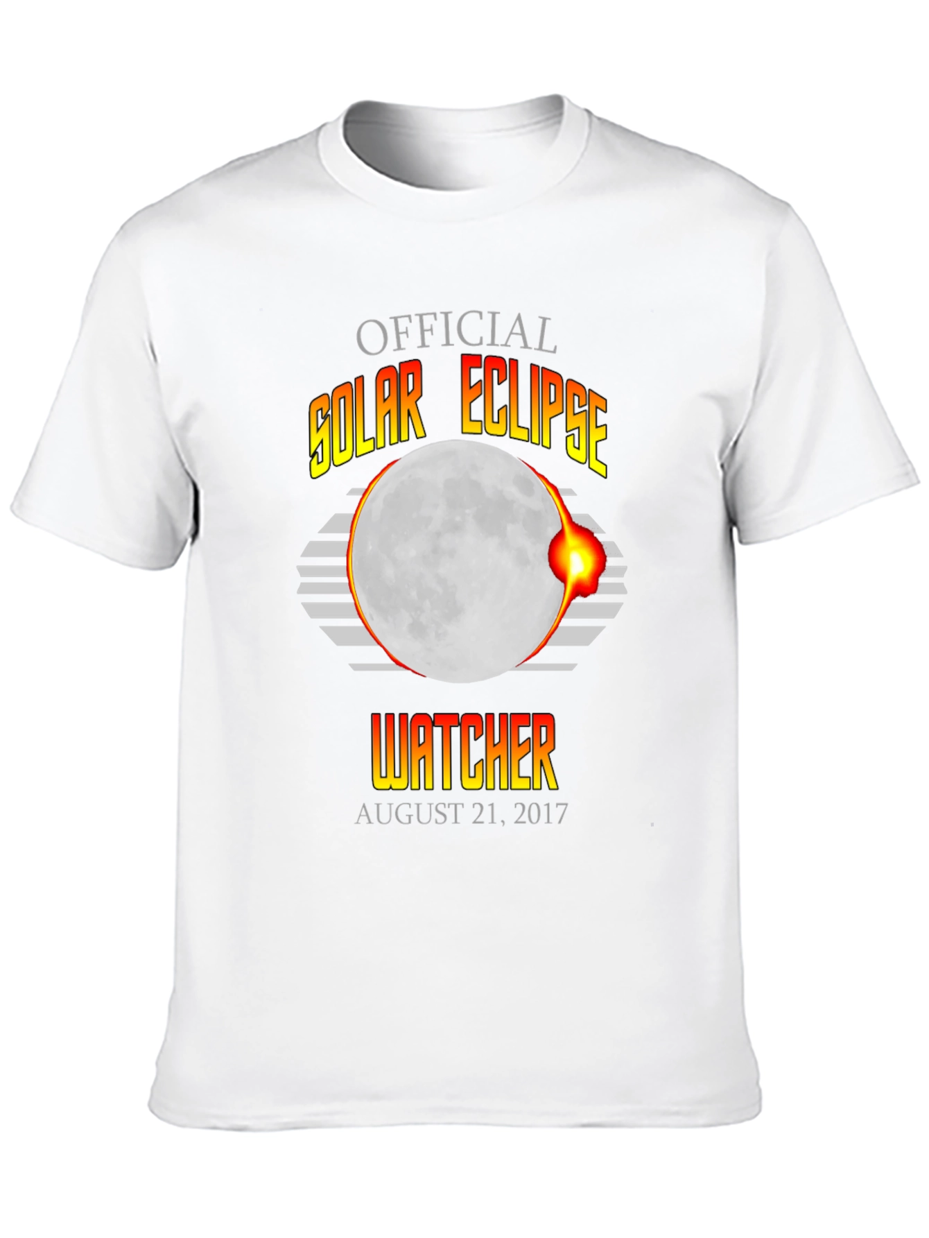 Official Solar Eclipse Watcher T-Shirt - August 21 2017