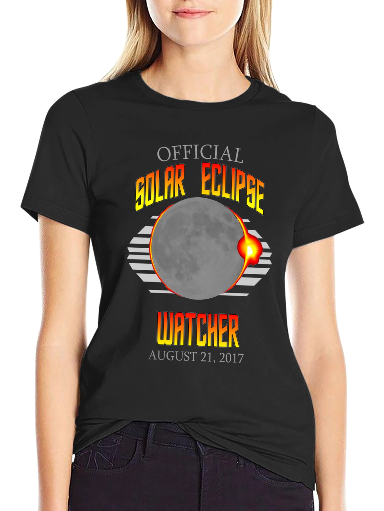 Official Solar Eclipse Watcher T-Shirt - August 21 2017