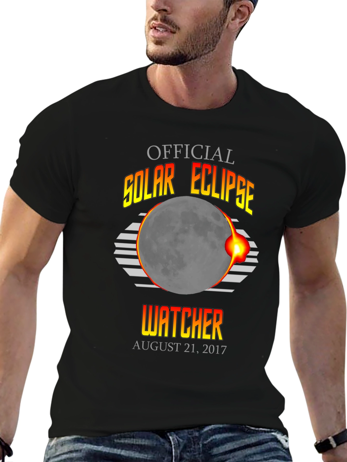Official Solar Eclipse Watcher T-Shirt - August 21 2017