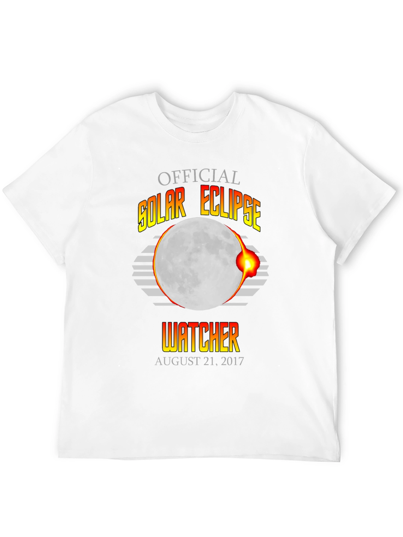 Official Solar Eclipse Watcher T-Shirt - August 21 2017
