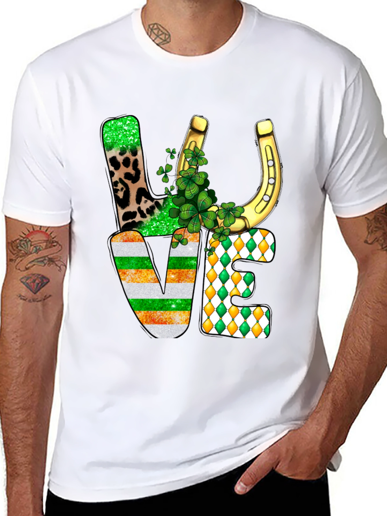 St. Patricks Day Love Graphic T-Shirt