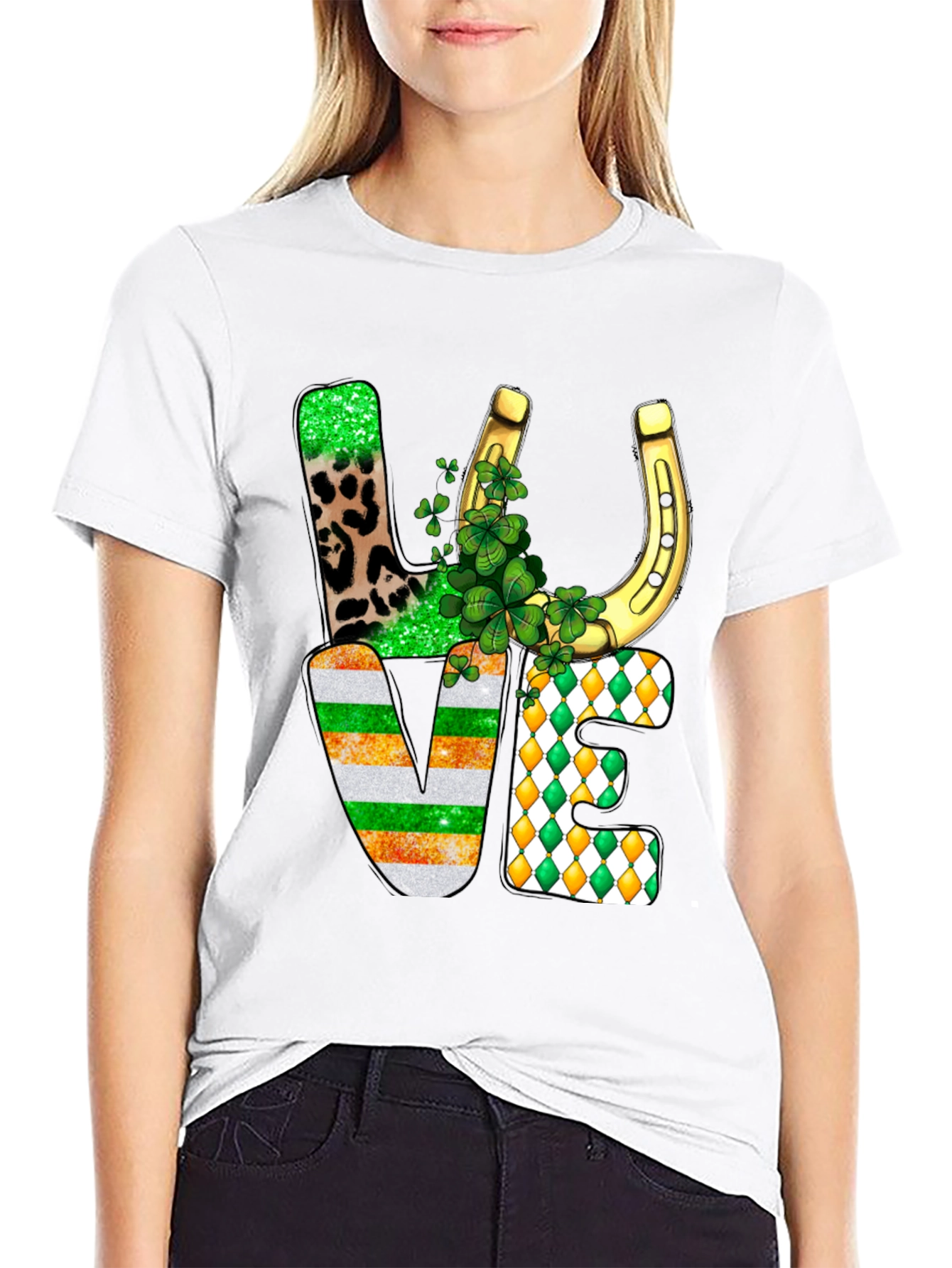 St. Patricks Day Love Graphic T-Shirt