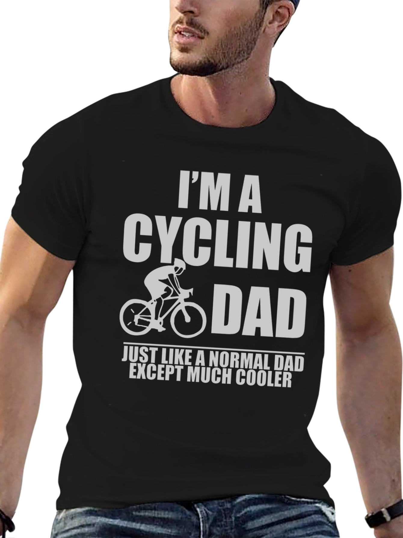 Cycling Dad T-Shirt - Cool Dad Graphic Tee