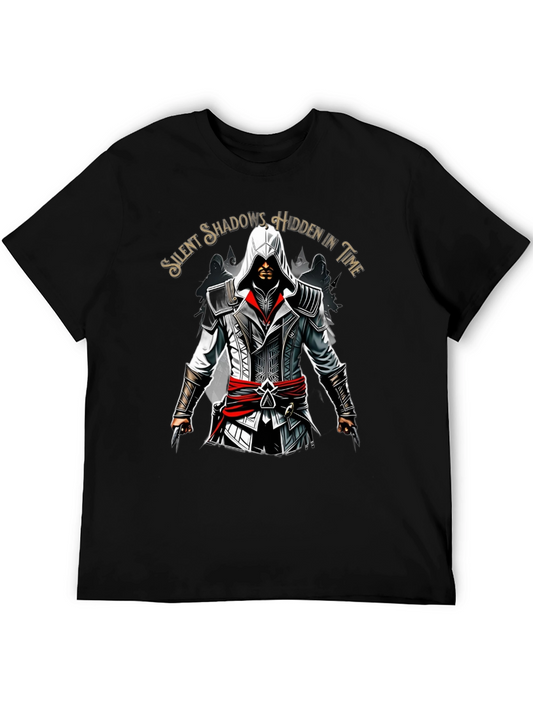 Assassins Creed Graphic Print Black T-Shirt