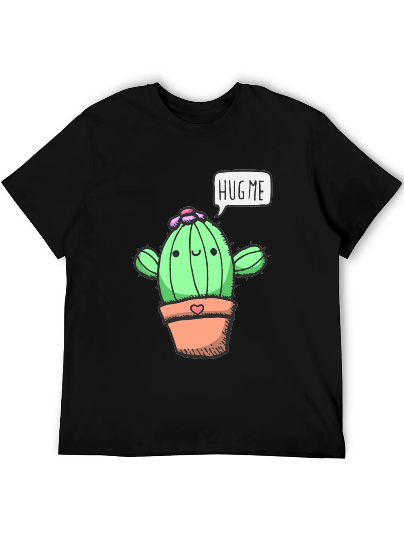 Hug Me Cactus T-Shirt - Cute & Comfy Tee