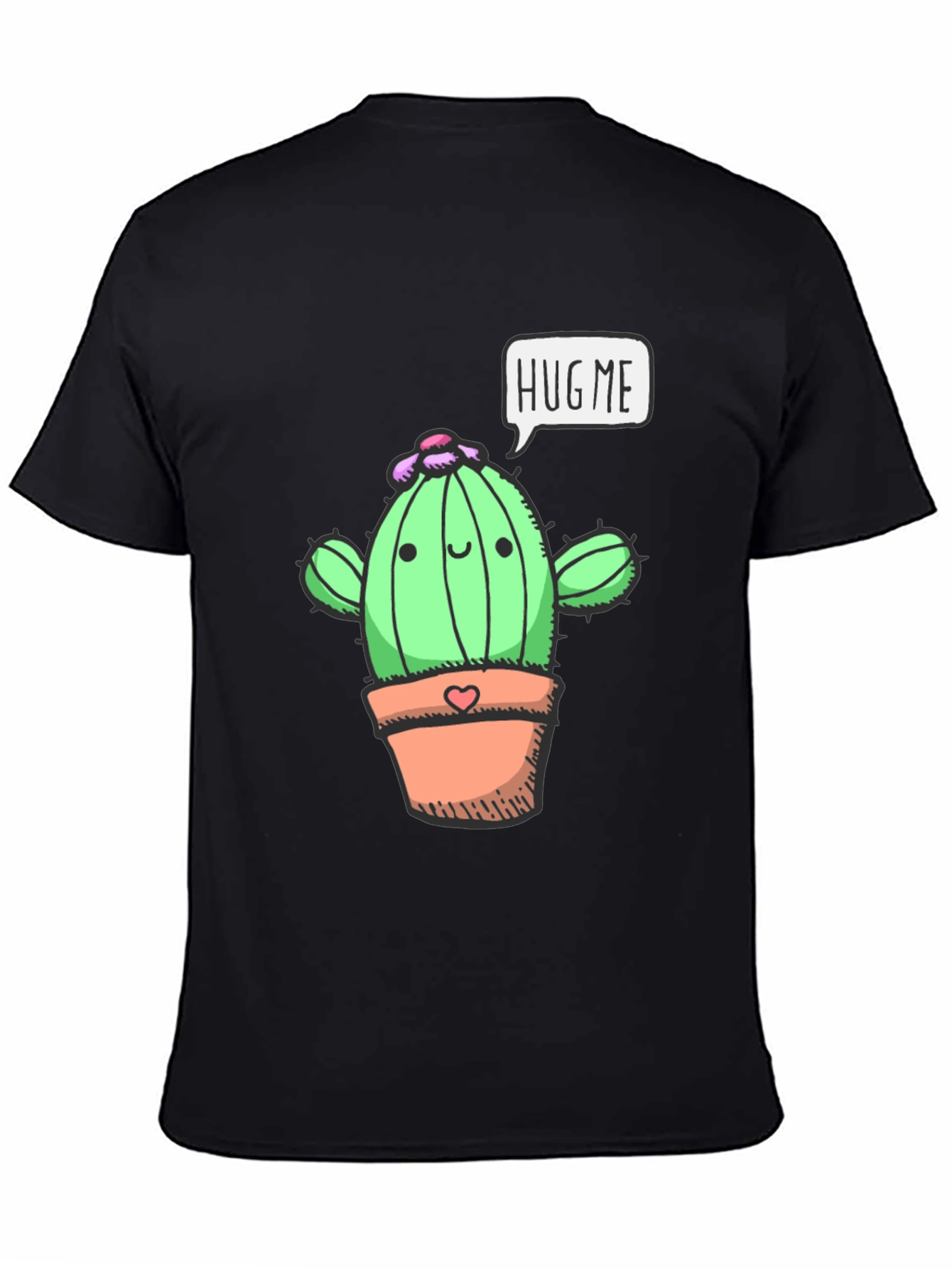 Hug Me Cactus T-Shirt - Cute & Comfy Tee