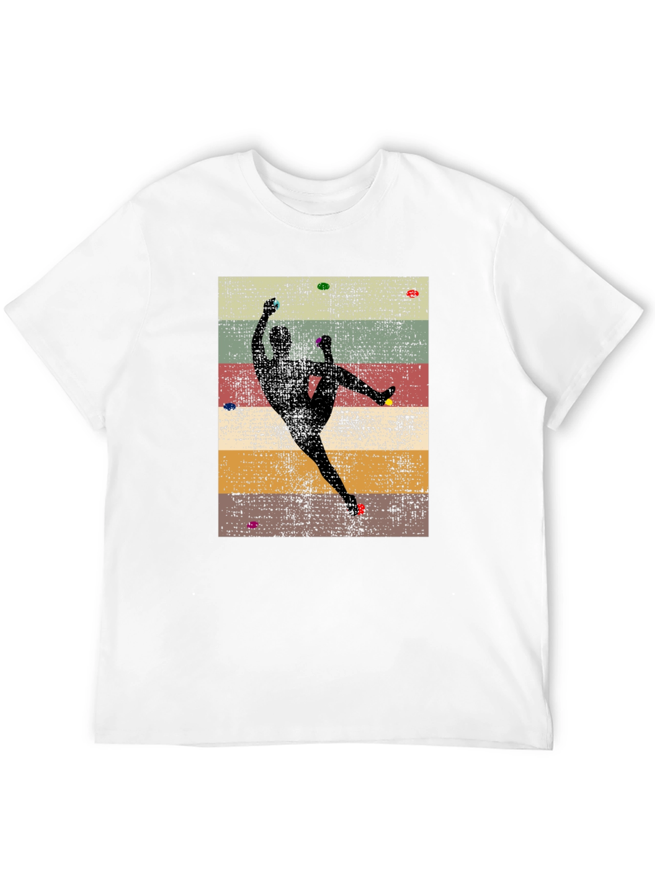 Climbing Silhouette Graphic Tee - Rock Climbing Shirt