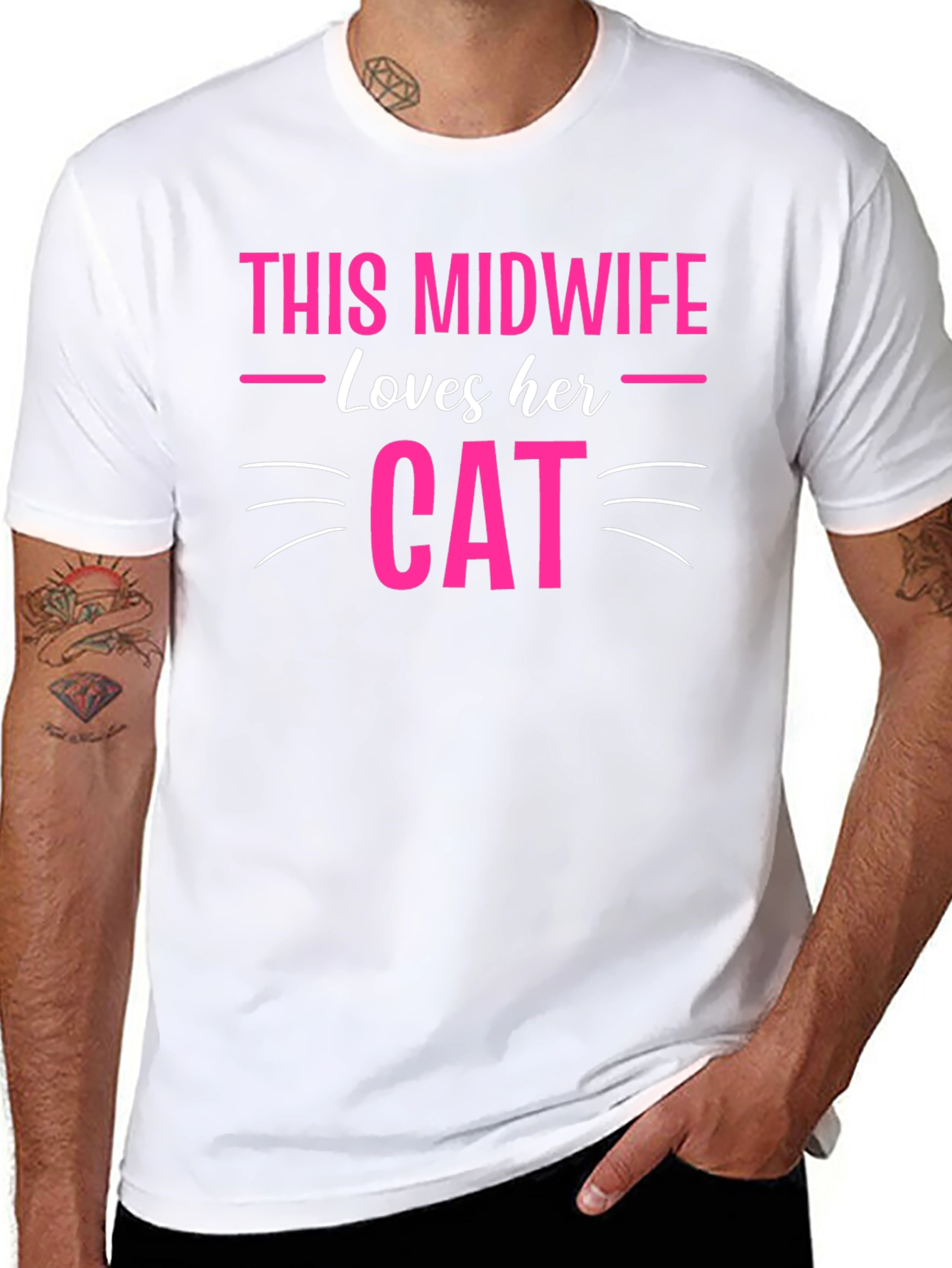 Midwife Cat Lover T-Shirt
