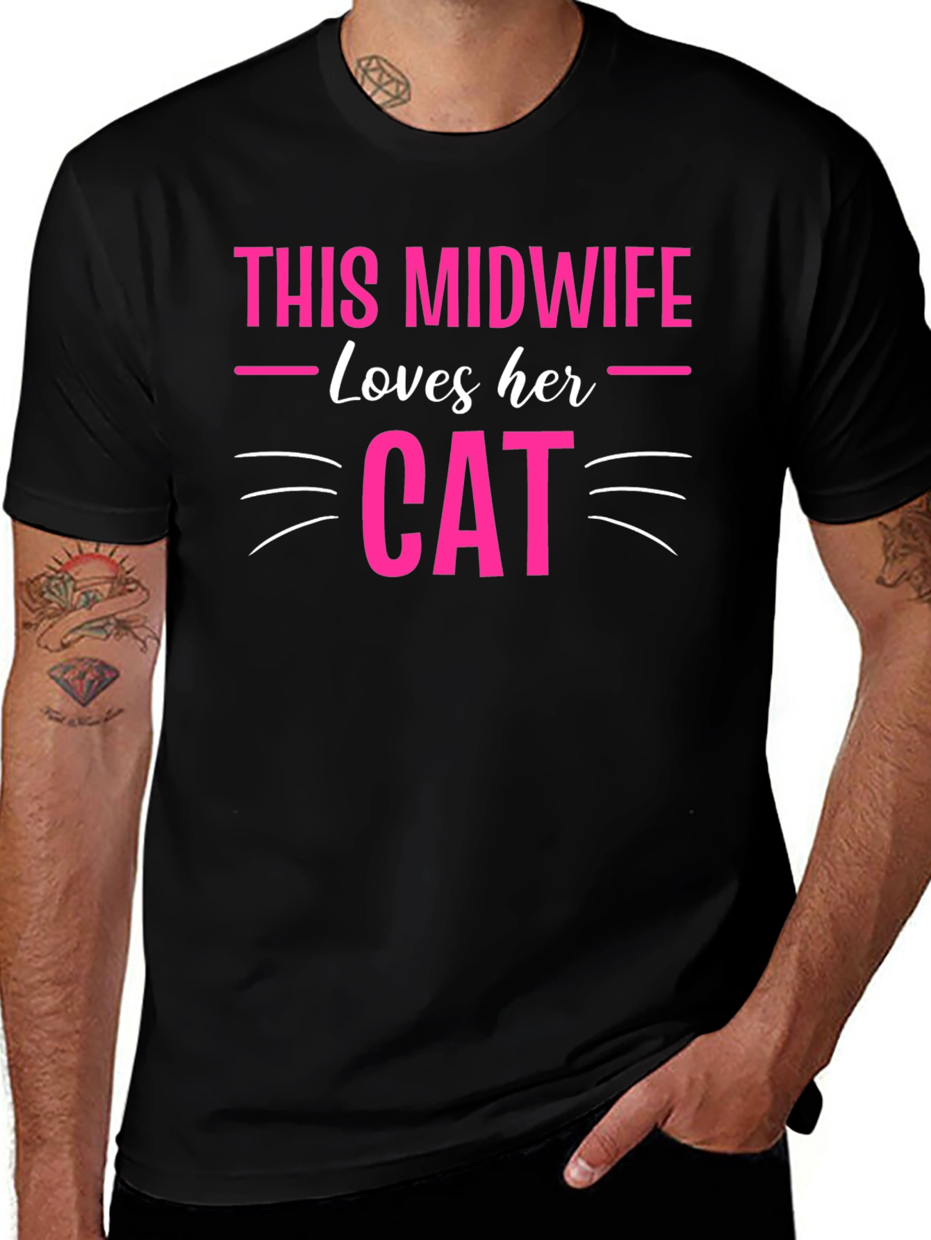Midwife Cat Lover T-Shirt