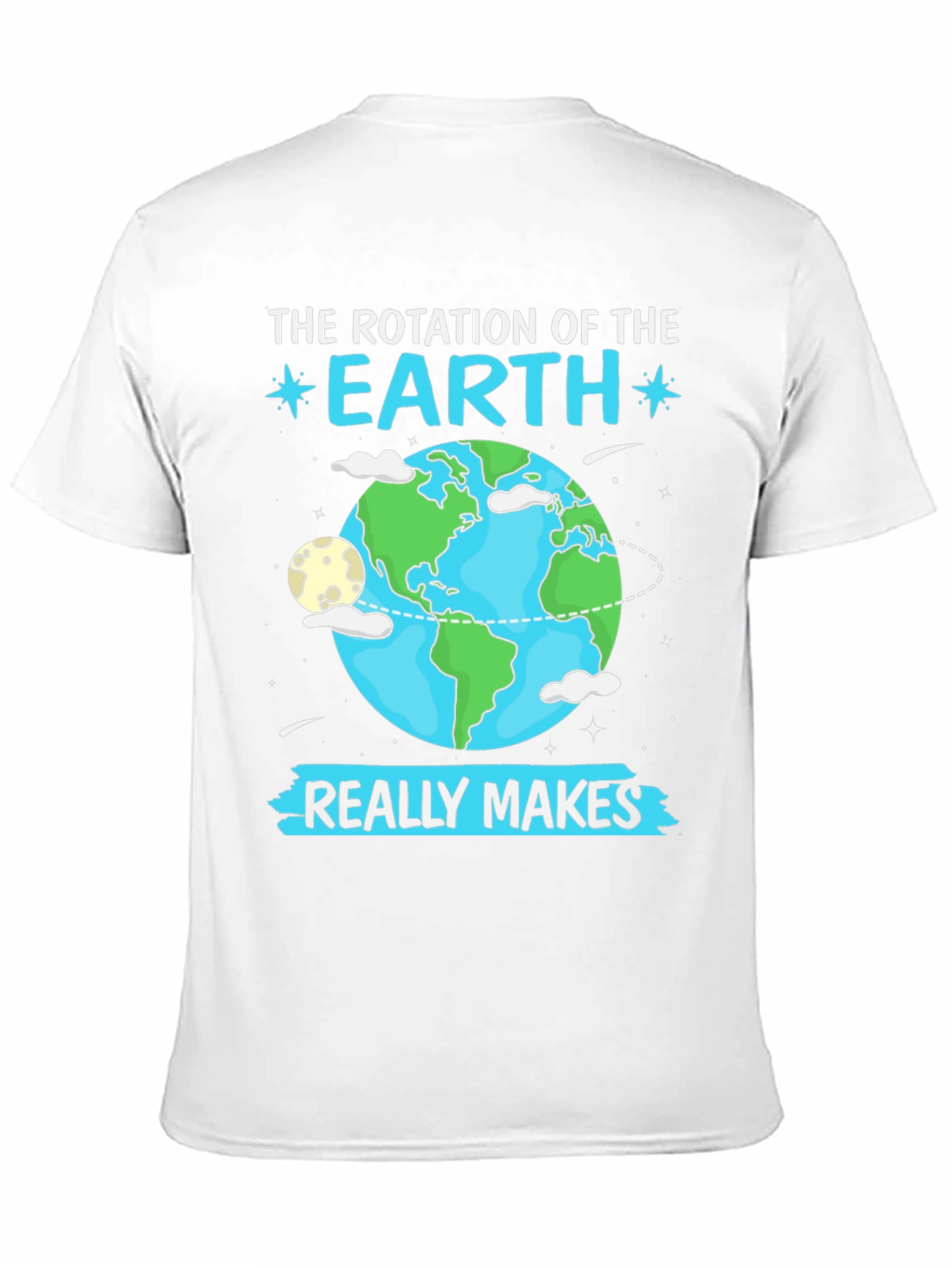 Earth Rotation Graphic T-Shirt
