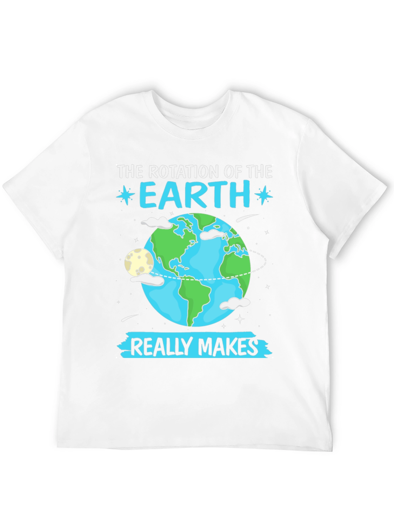 Earth Rotation Graphic T-Shirt