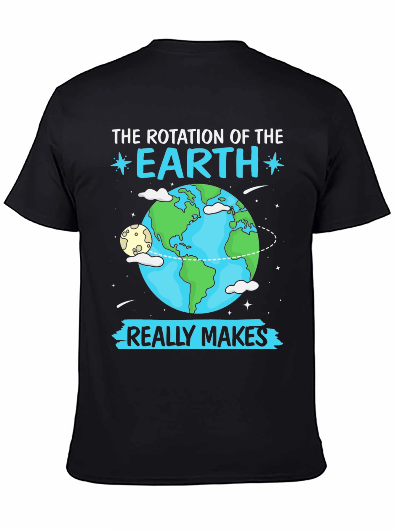 Earth Rotation Graphic T-Shirt