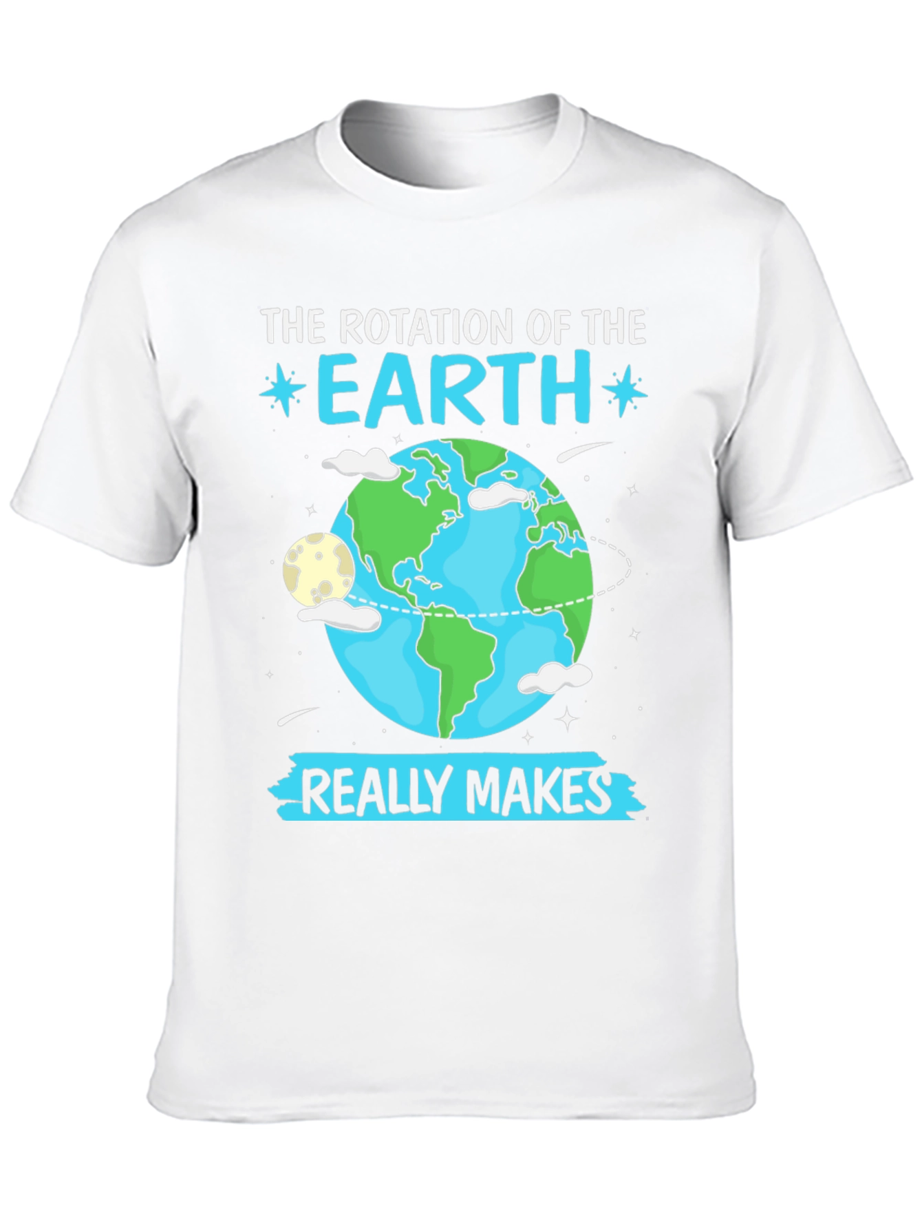 Earth Rotation Graphic T-Shirt