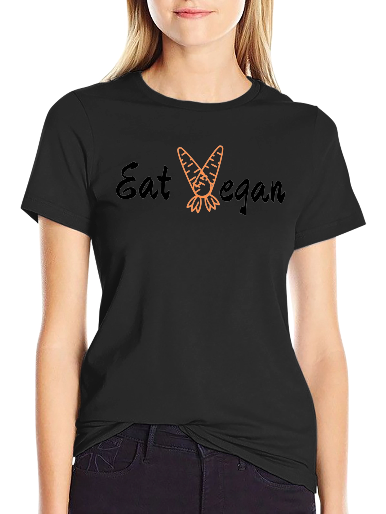 Eat Vegan Graphic Tee - Stylish & Comfortable