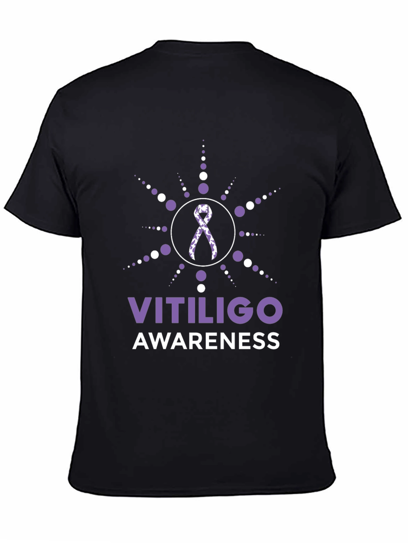 Vitiligo Awareness T-Shirt Ribbon Support