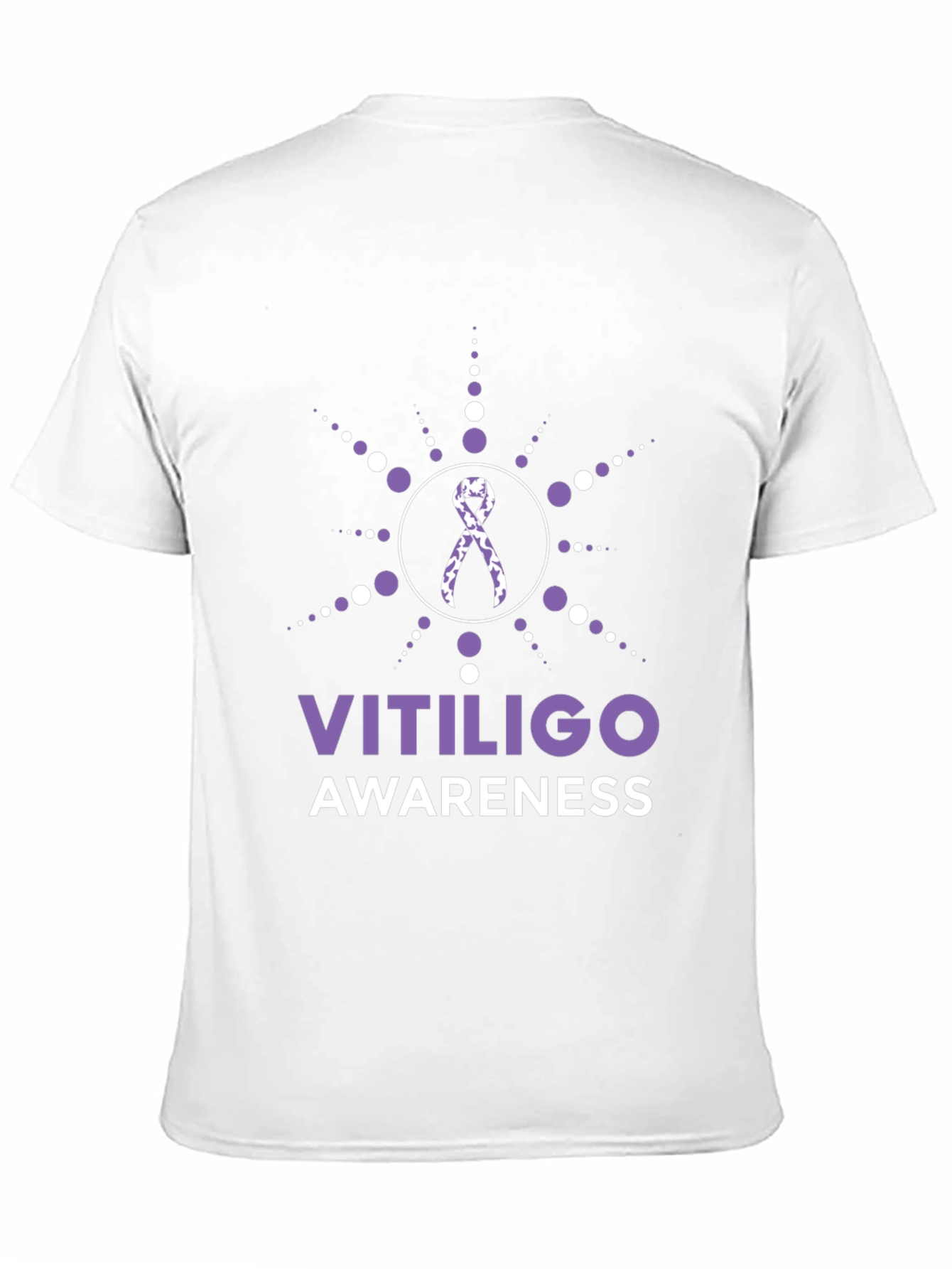 Vitiligo Awareness T-Shirt Ribbon Support