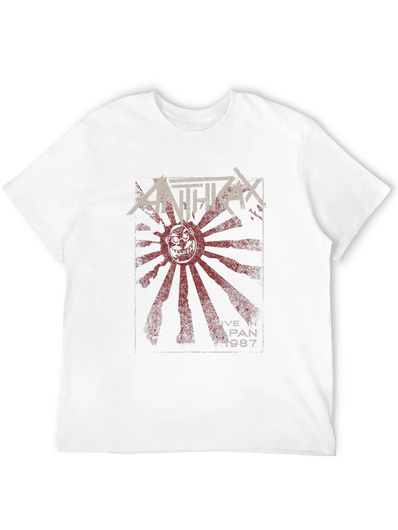 Anthrax Live in Japan 1987 Black T-Shirt