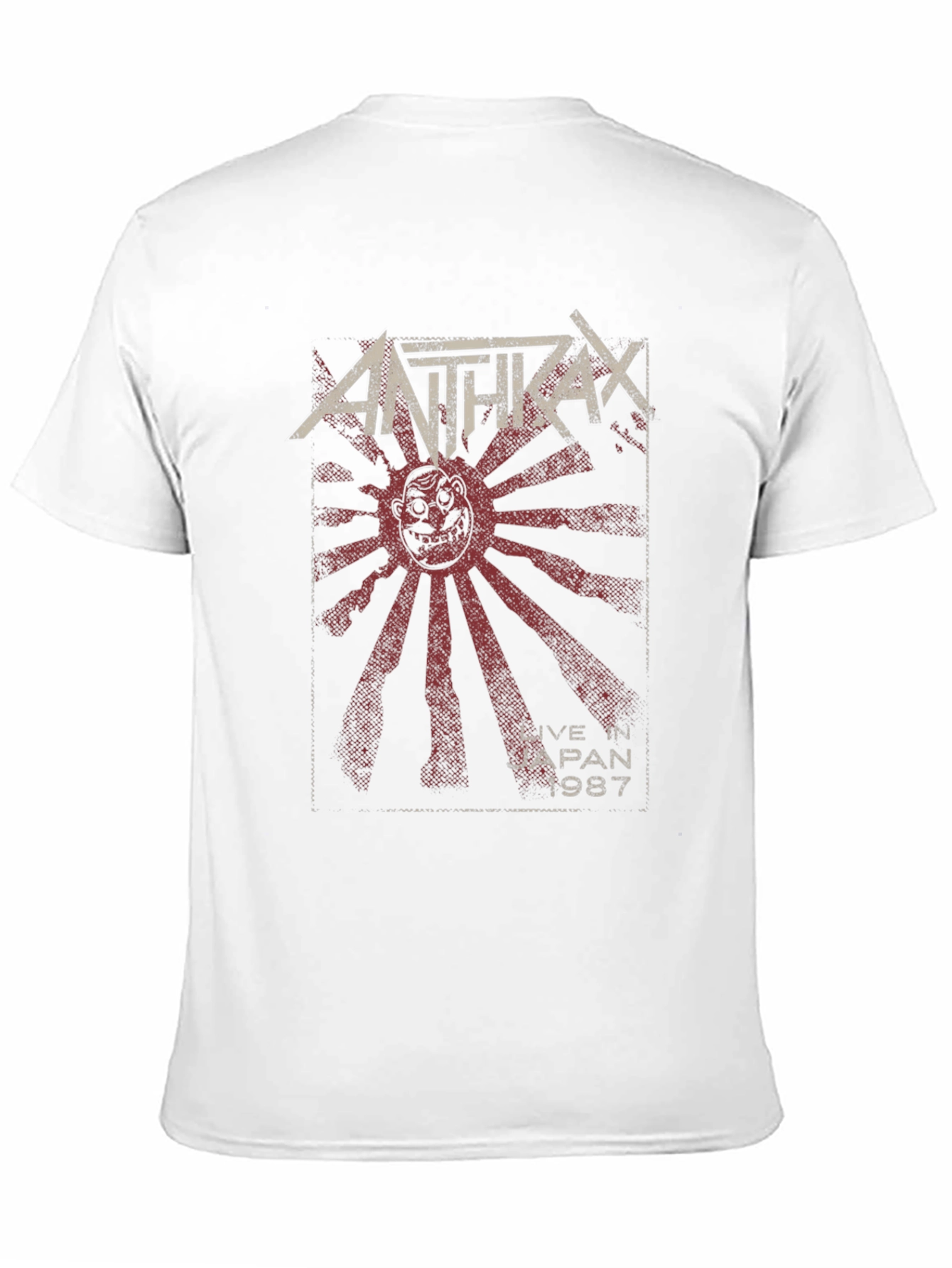 Anthrax Live in Japan 1987 Black T-Shirt