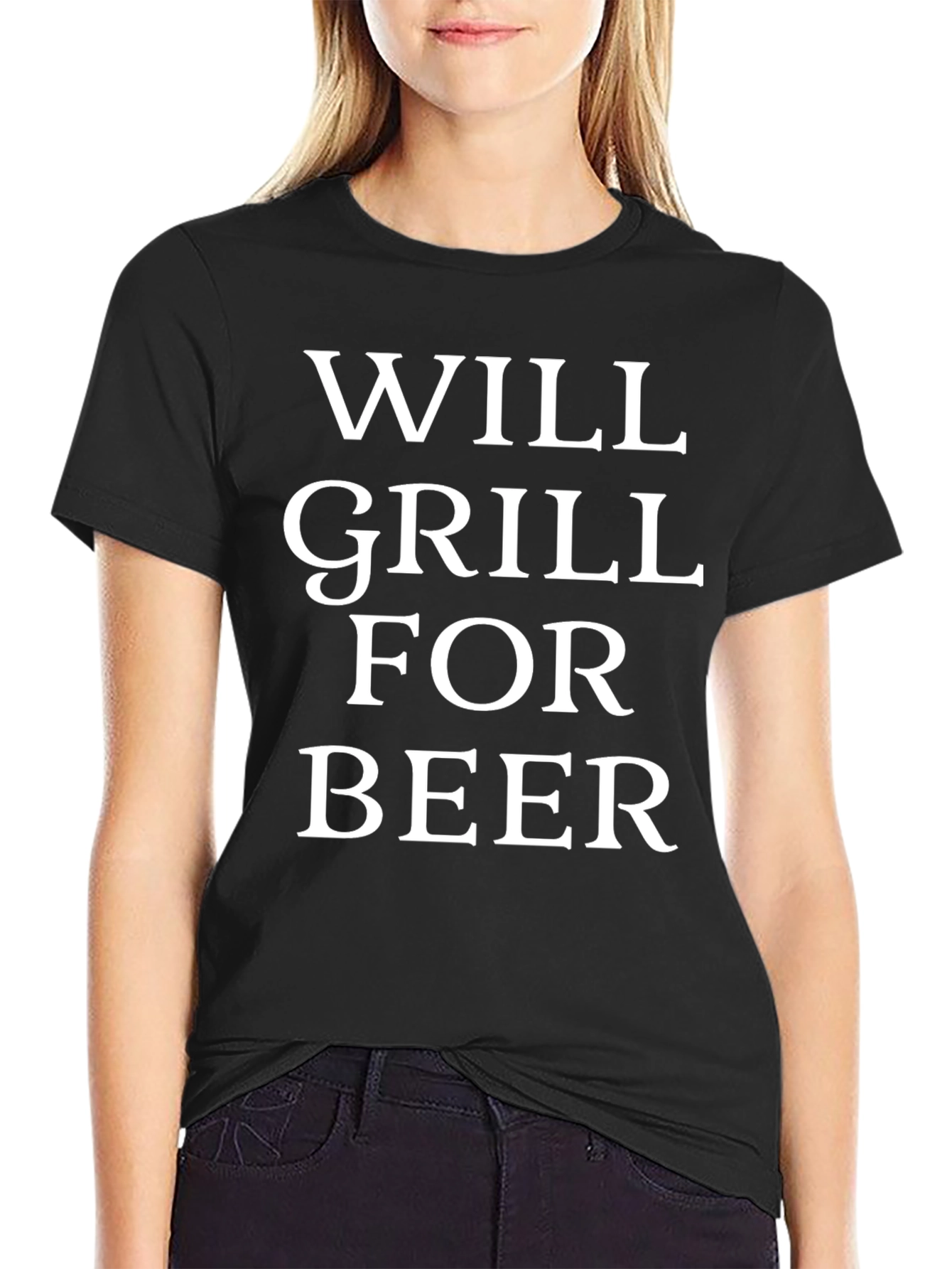 Will Grill For Beer T-Shirt