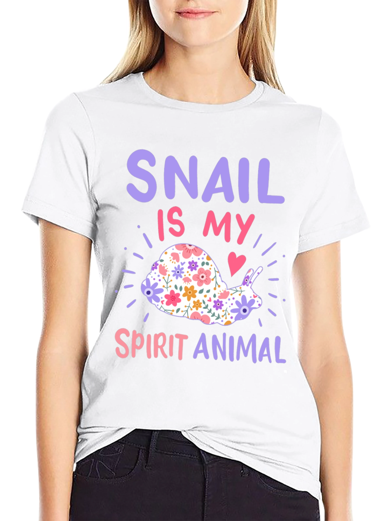 Snail Spirit Animal Graphic T-Shirt