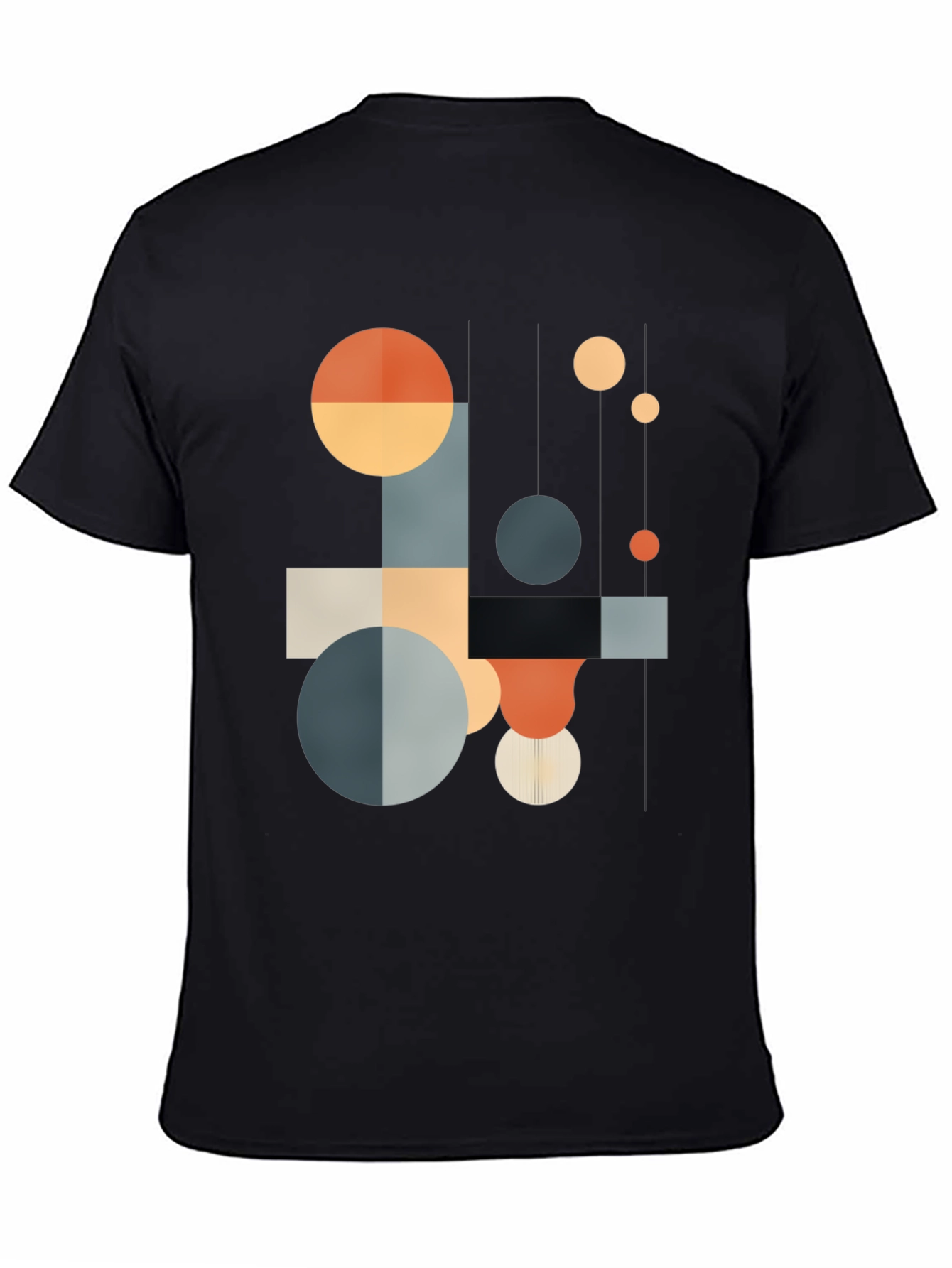 Geometric Shapes T-Shirt - Modern Abstract Design