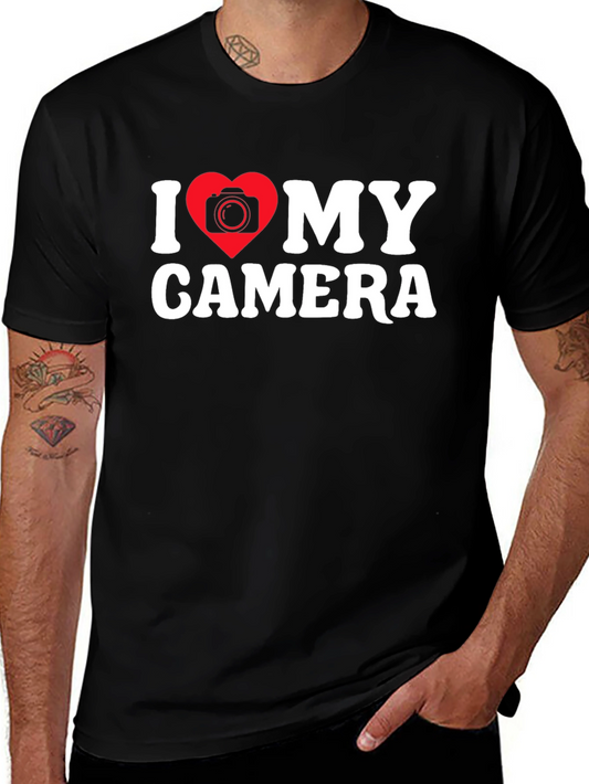 I Love My Camera T-Shirt - Photography Passion