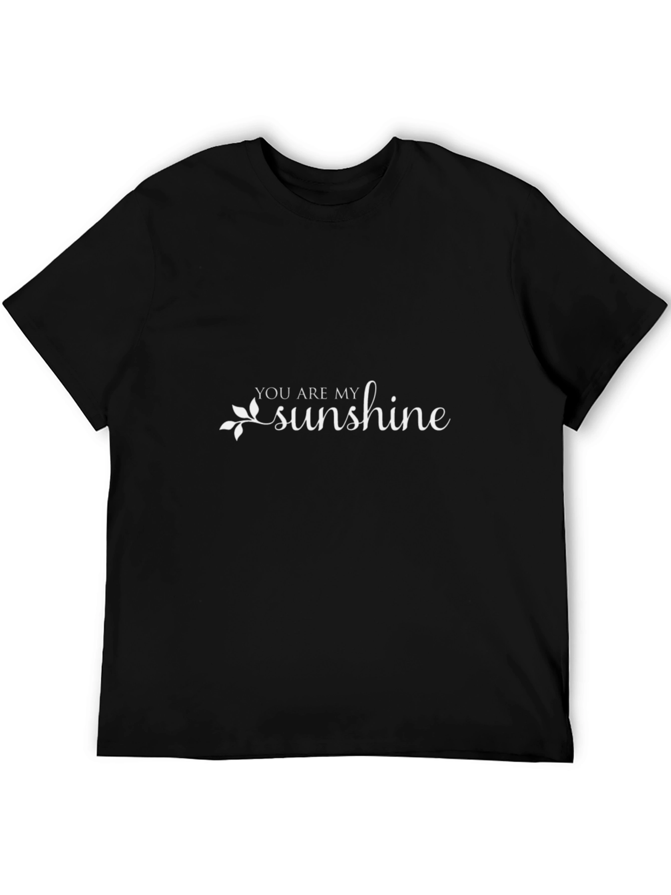 You Are My Sunshine Graphic T-Shirt - Black