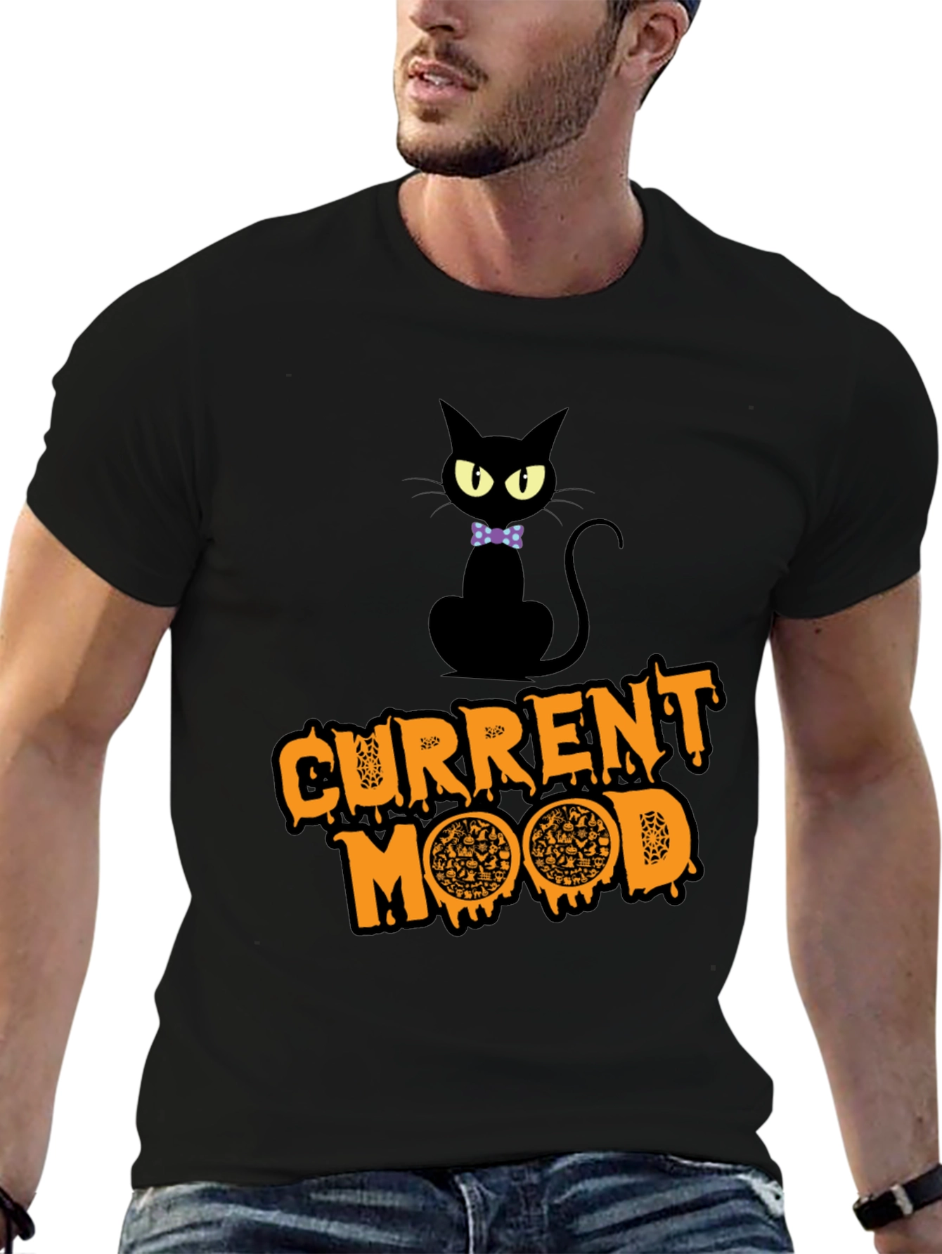 Current Mood Pizza Cat T-Shirt