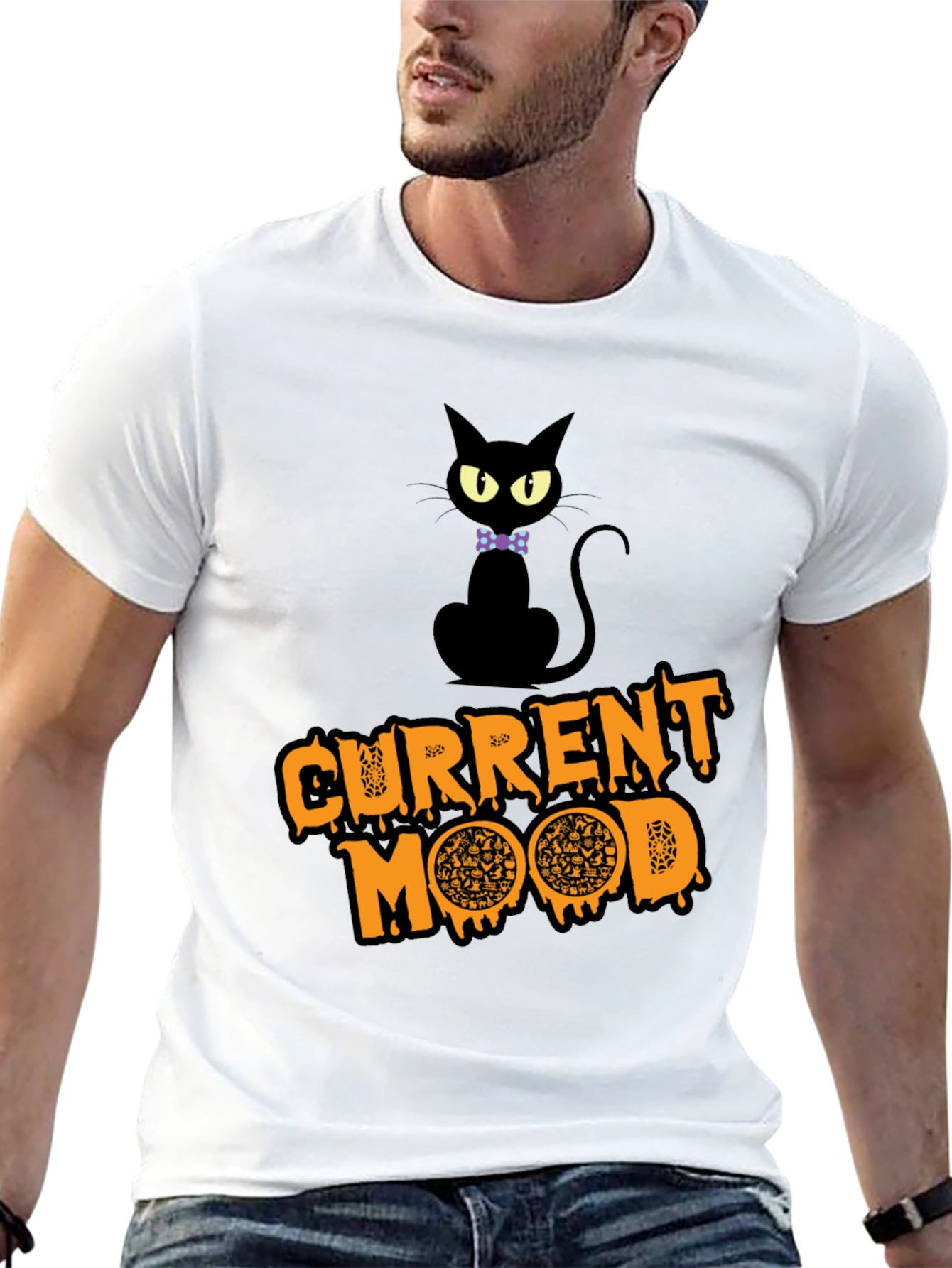 Current Mood Pizza Cat T-Shirt