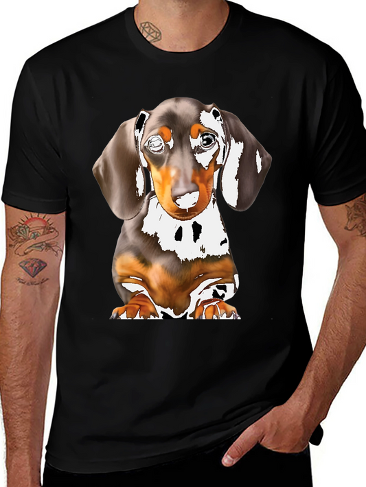 Dachshund Dog Graphic T-Shirt - Cute Puppy Tee