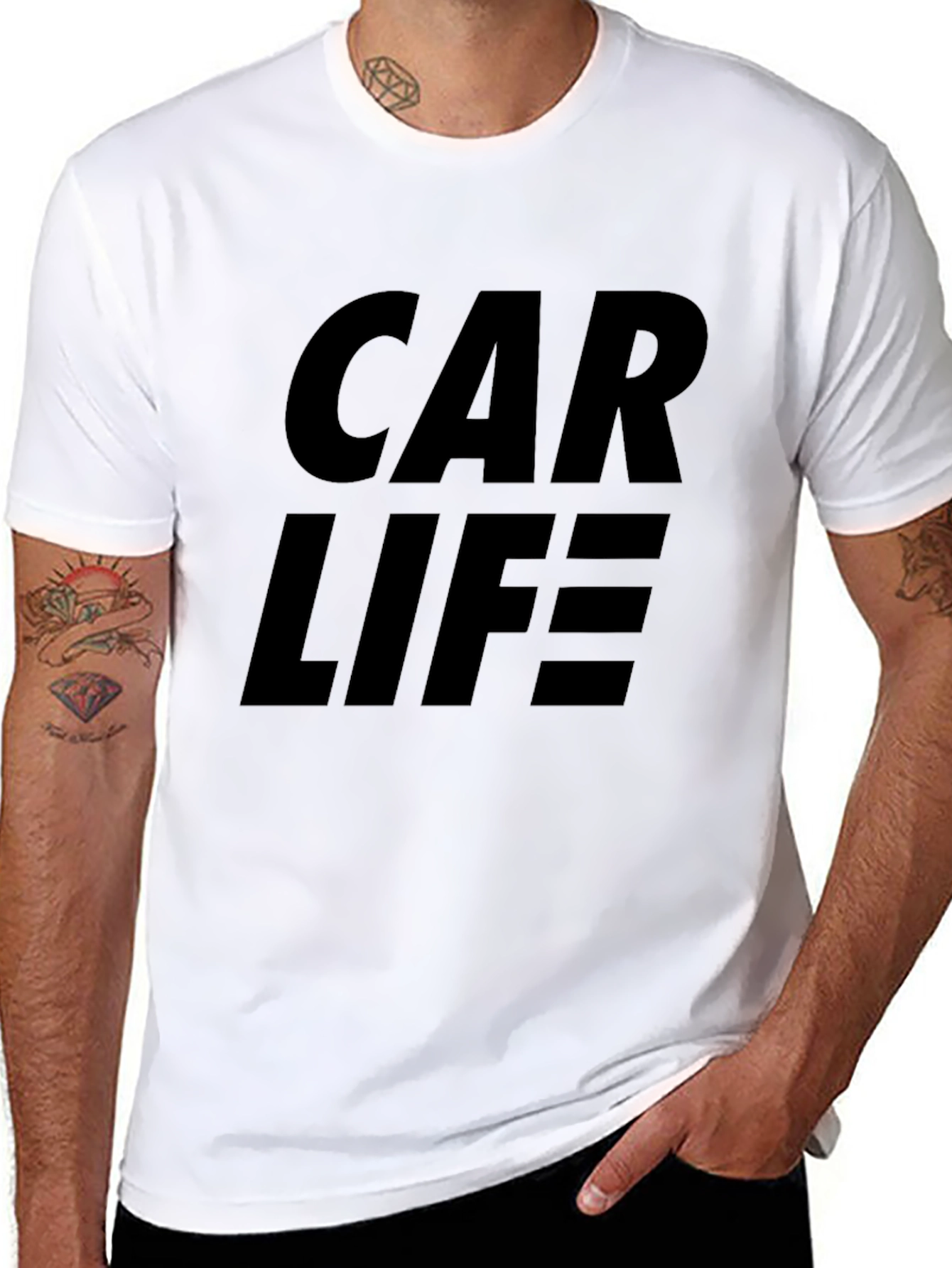 Car Life Black T-Shirt - Automotive Enthusiast Apparel