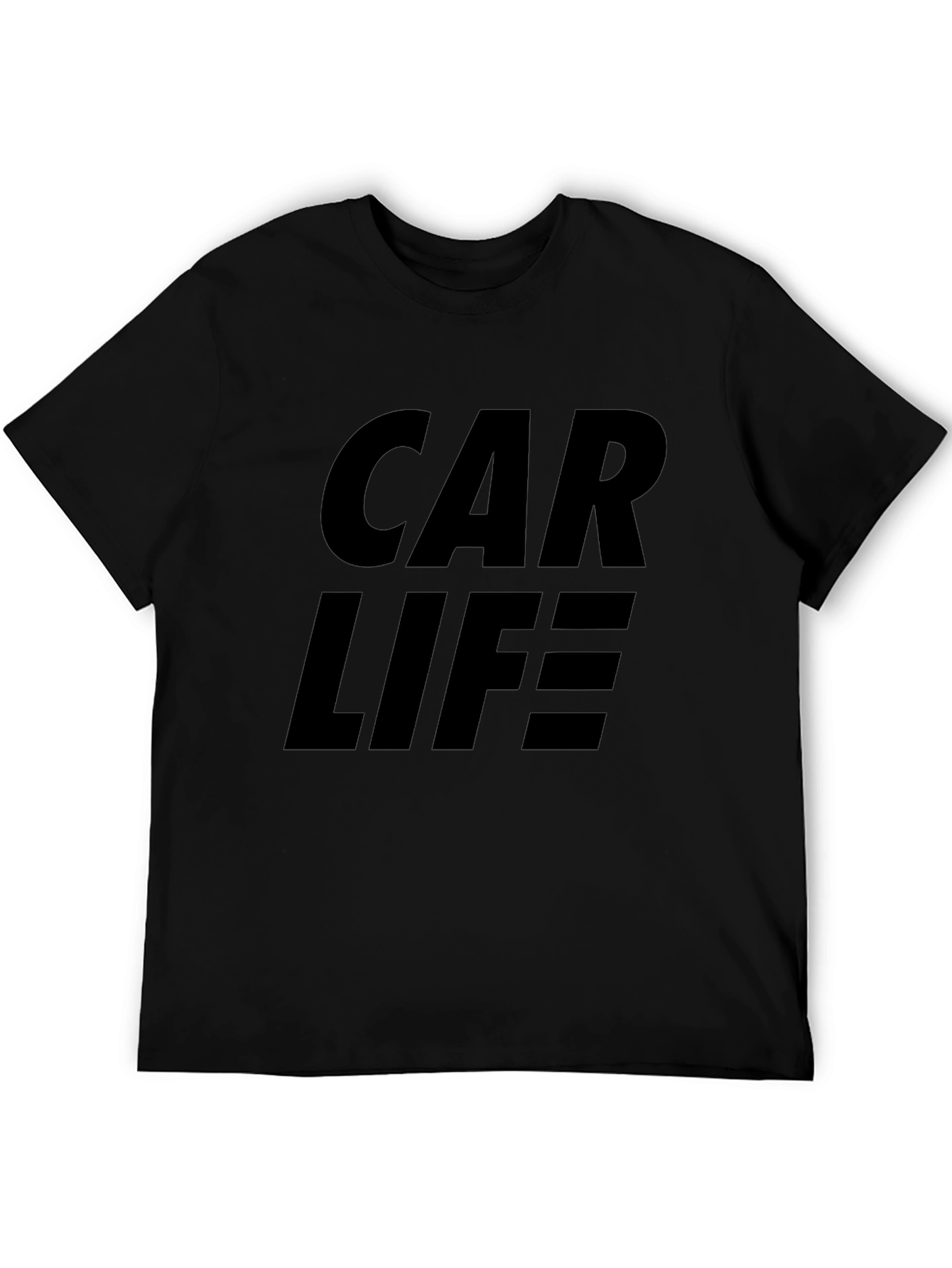 Car Life Black T-Shirt - Automotive Enthusiast Apparel