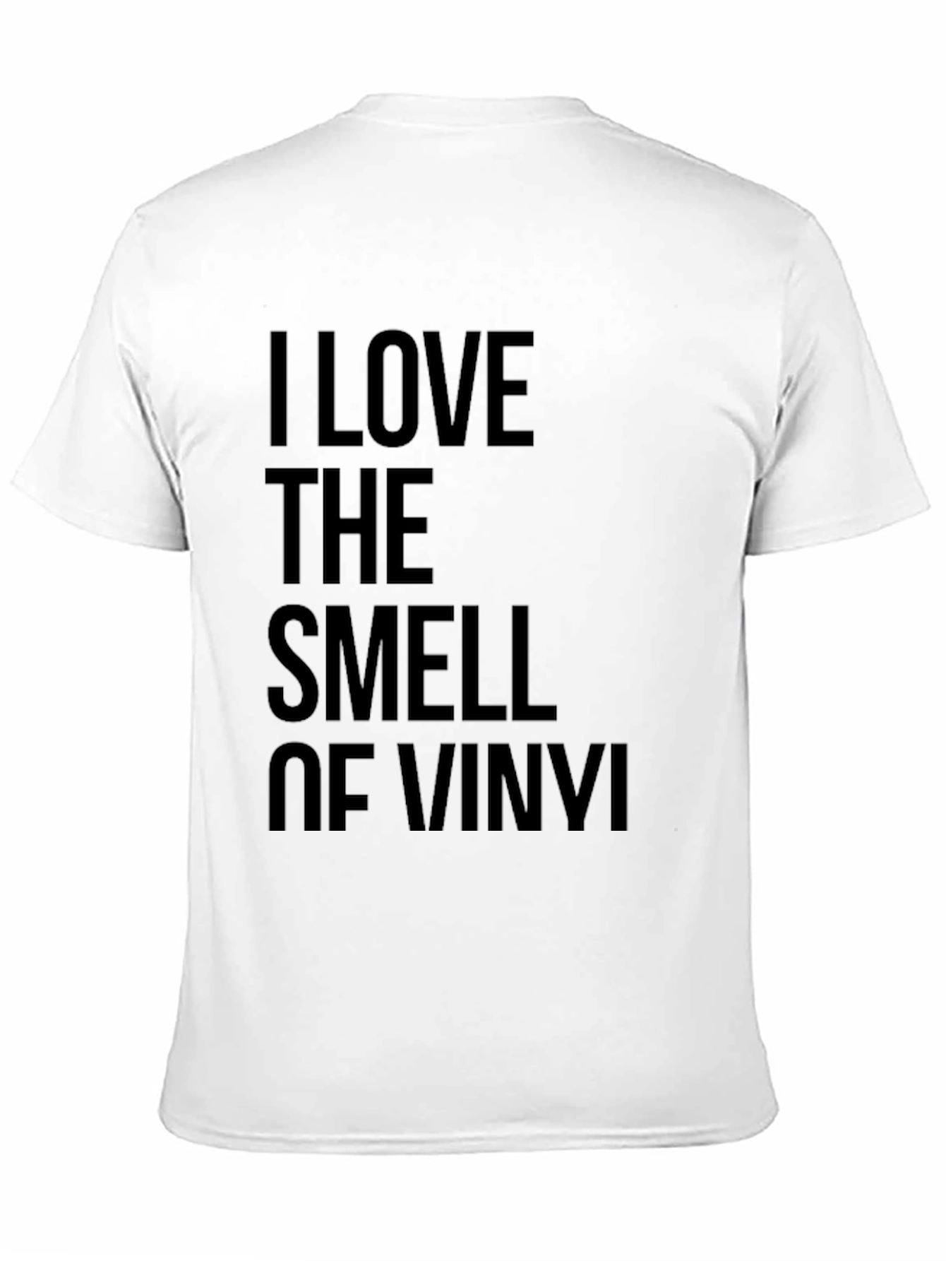 I Love The Smell of Vinyl Black T-Shirt