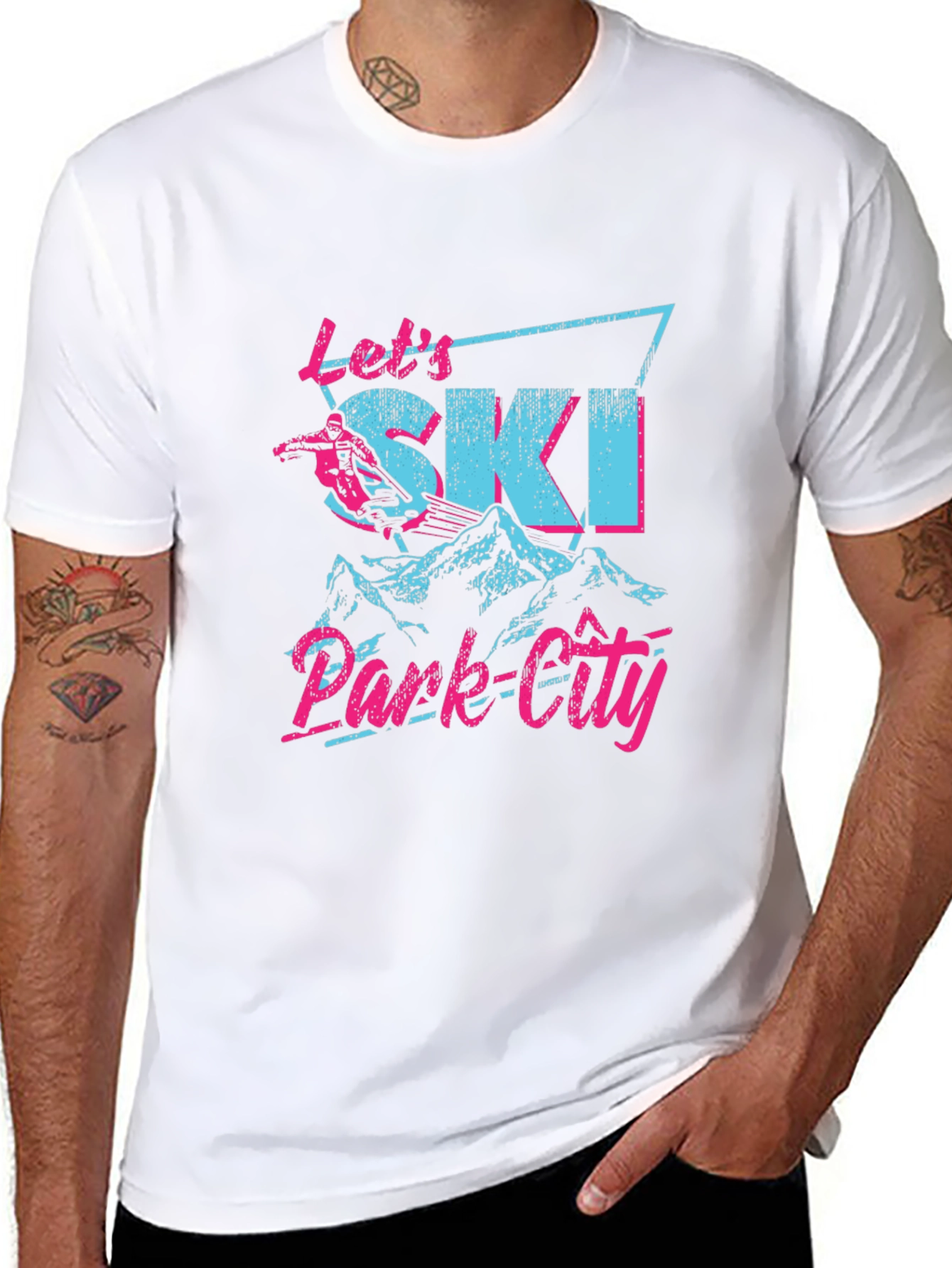Lets Ski Park City Graphic Tee