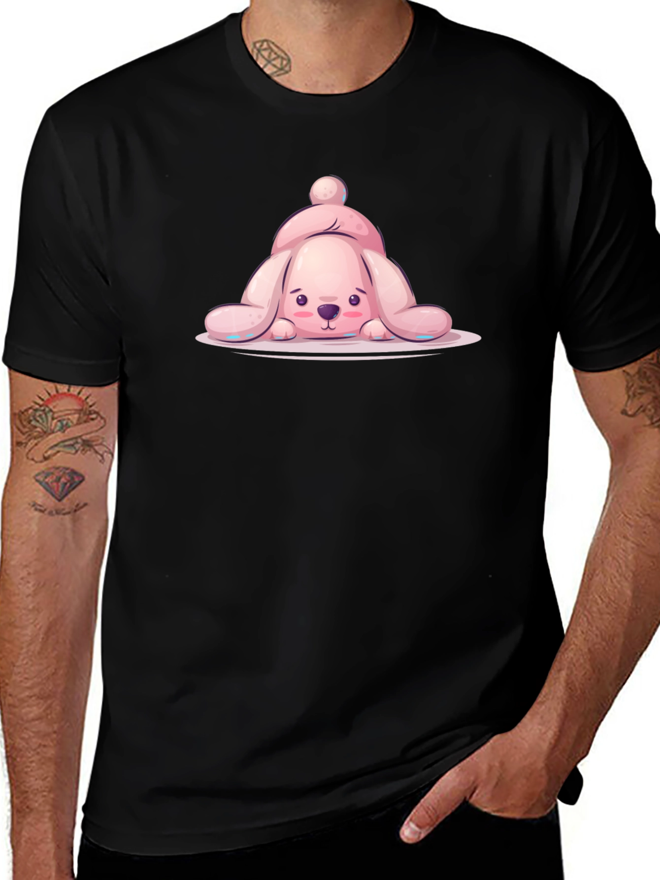 Cute Pink Bunny T-Shirt