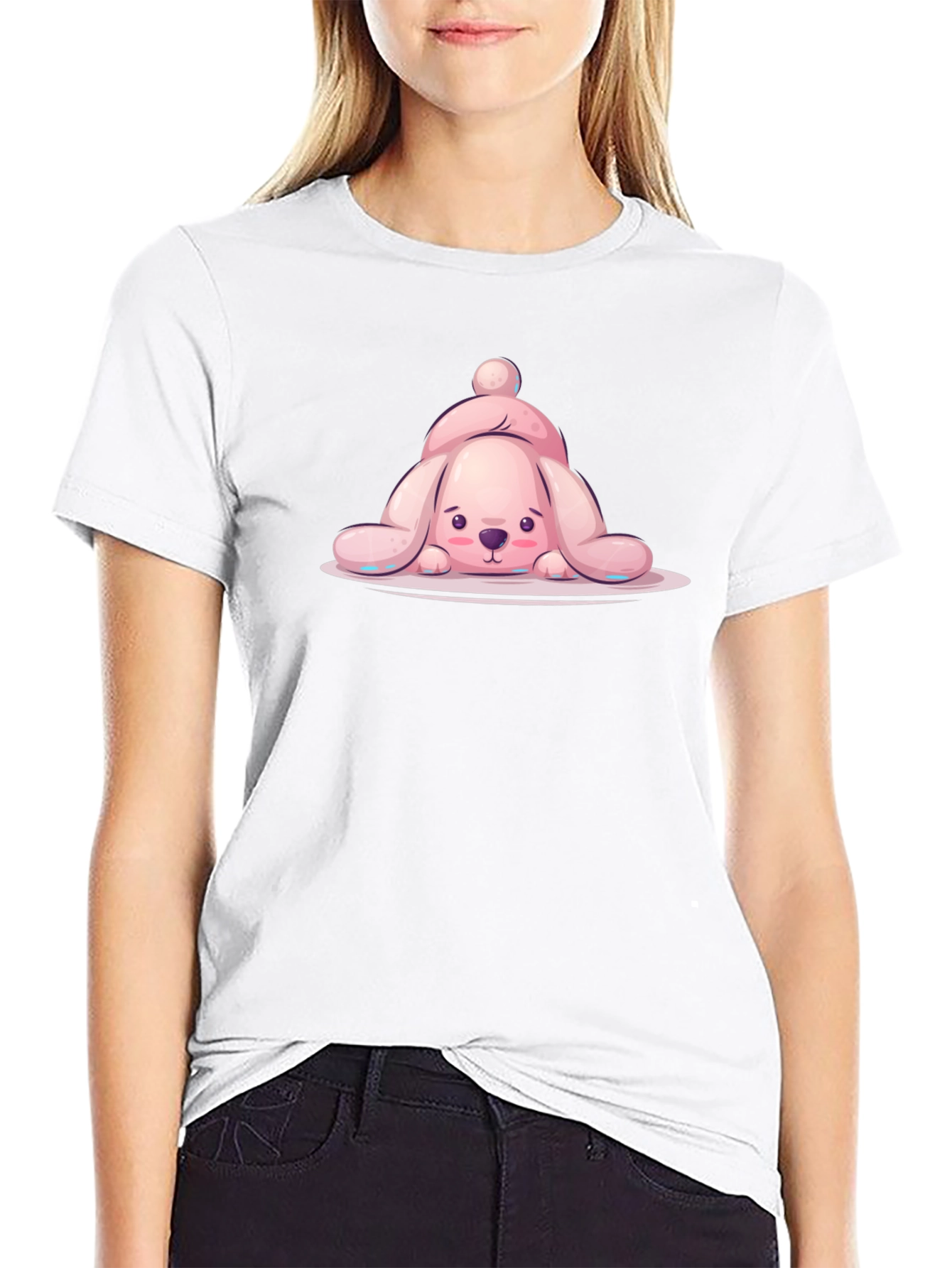 Cute Pink Bunny T-Shirt