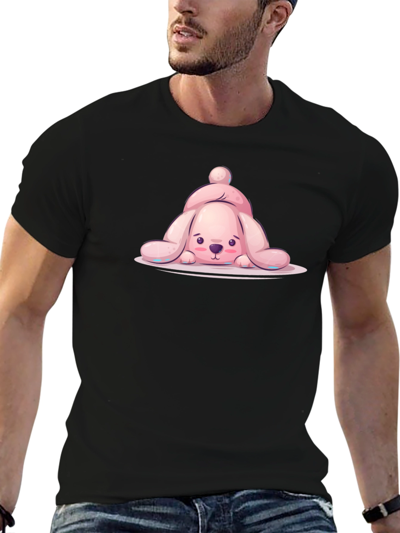 Cute Pink Bunny T-Shirt