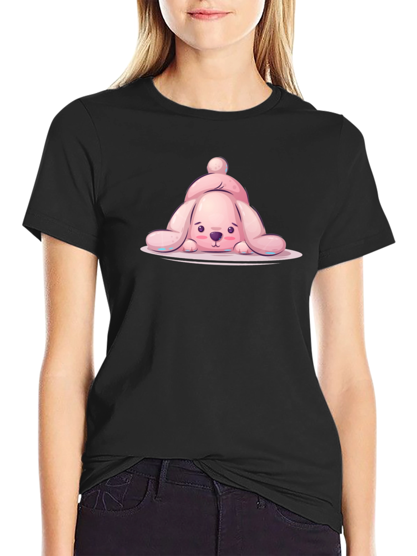 Cute Pink Bunny T-Shirt