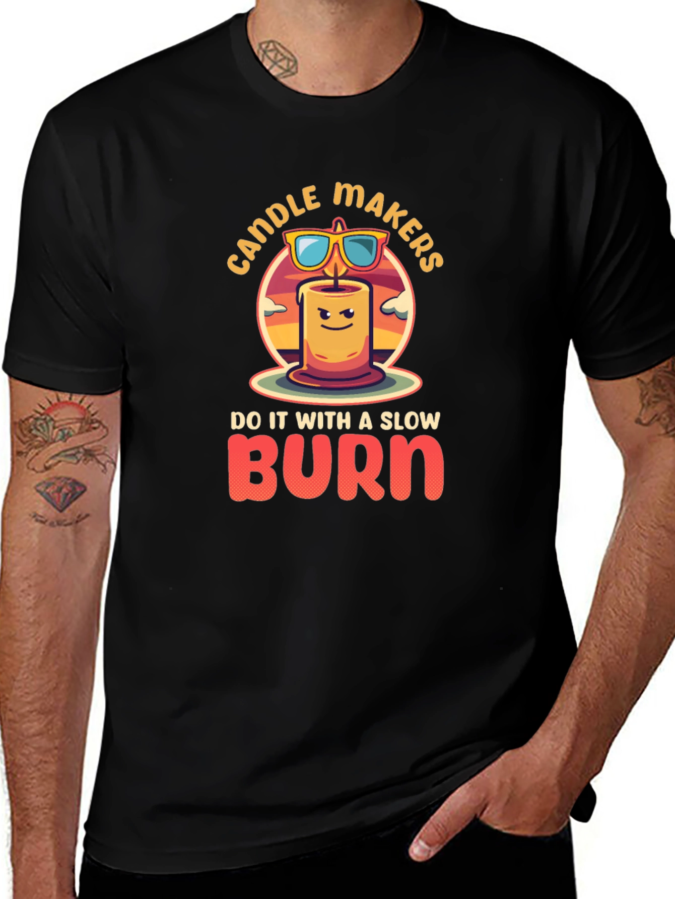Candle Makers Slow Burn Graphic Tee