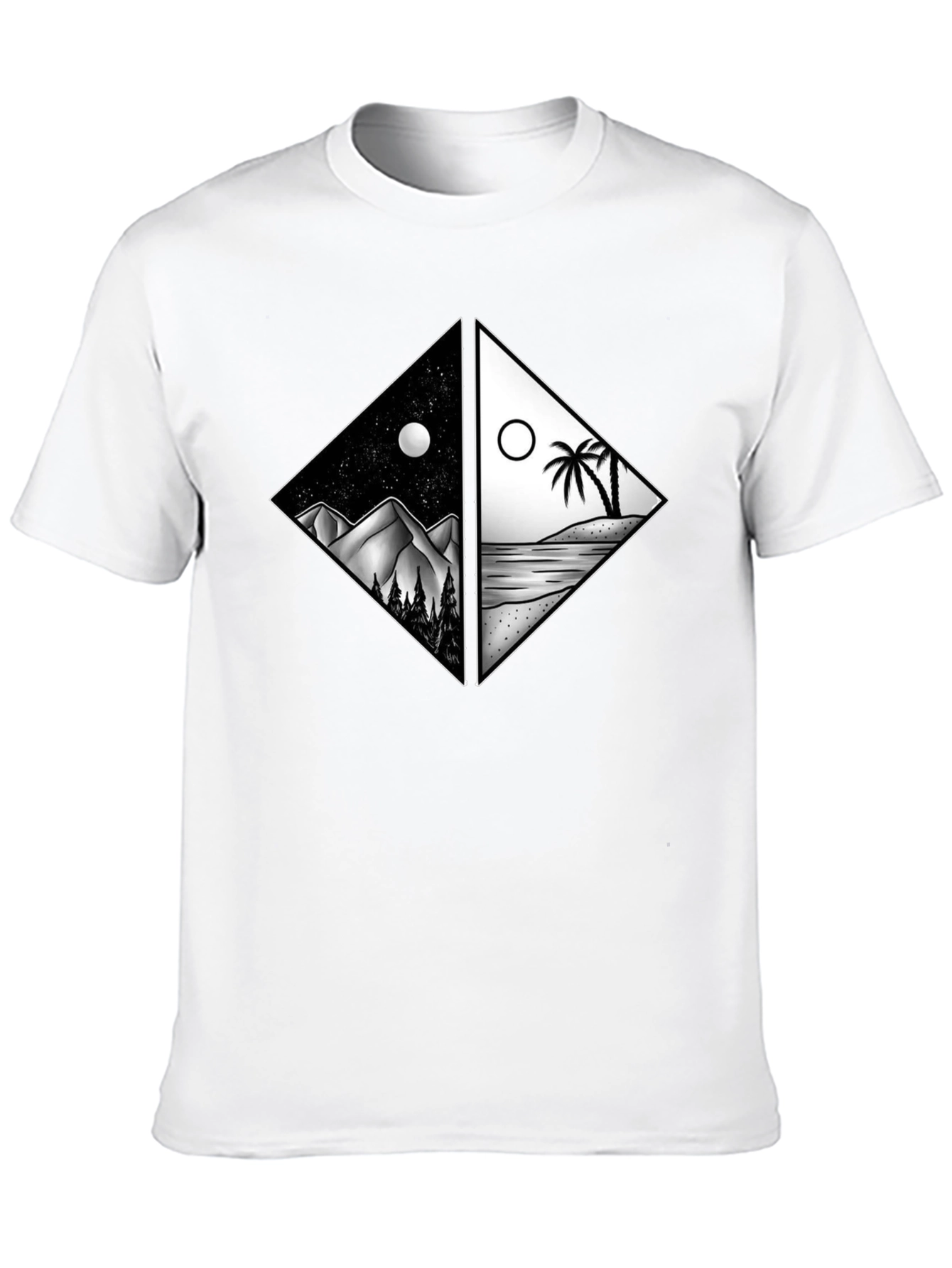 Night & Day Graphic Tee - Nature Lovers Choice