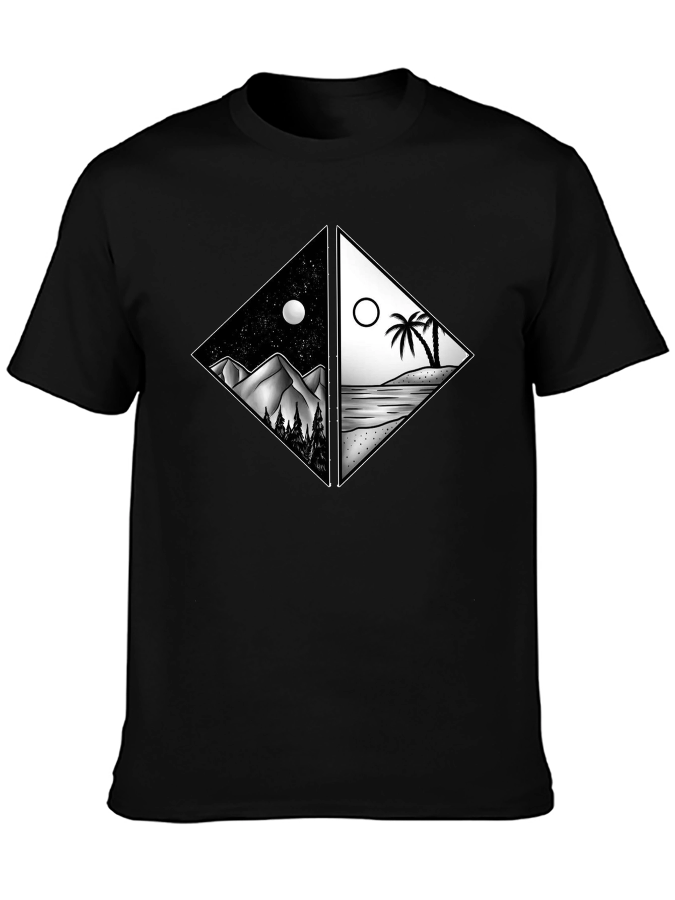 Night & Day Graphic Tee - Nature Lovers Choice