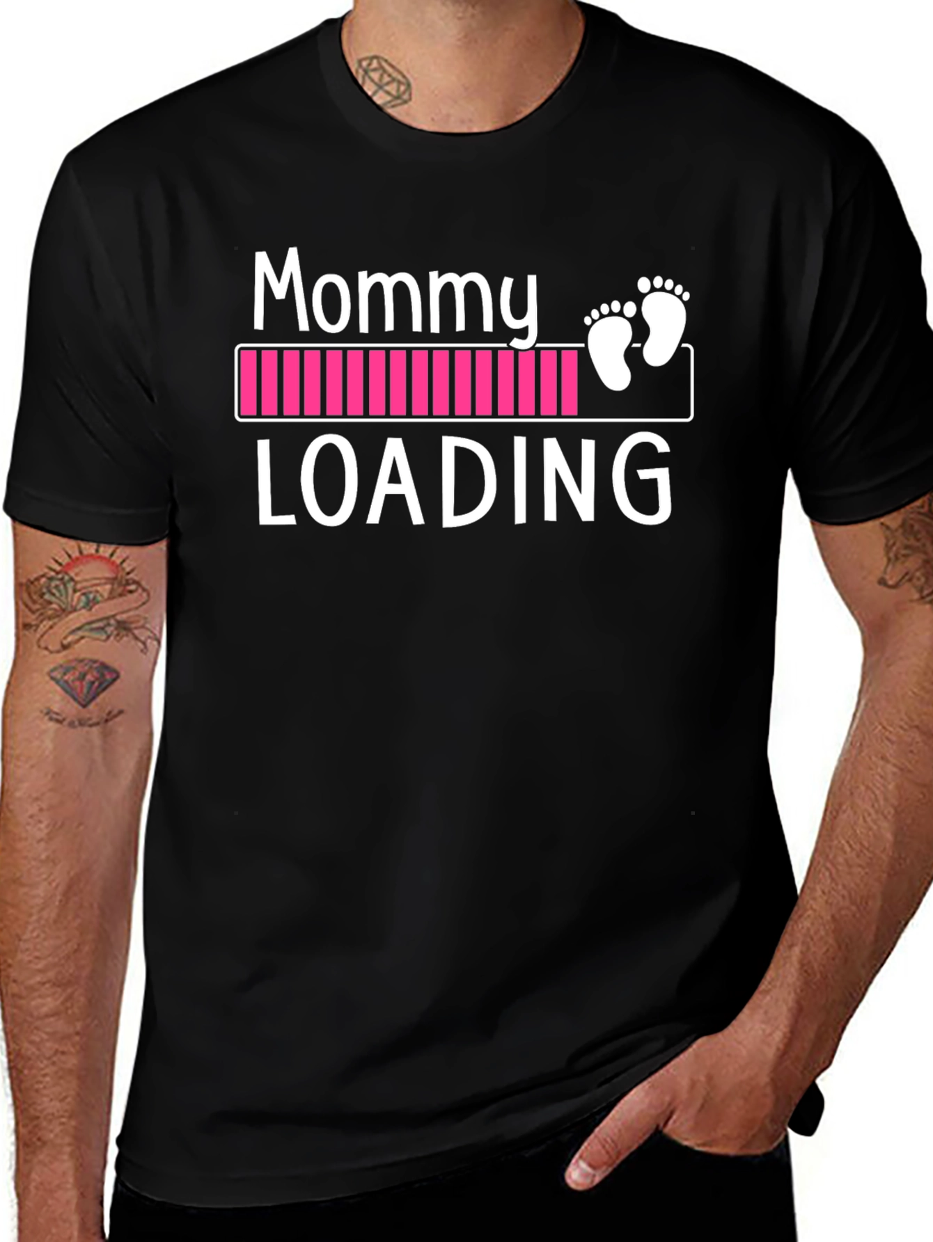 Mommy Loading Pregnancy T-Shirt