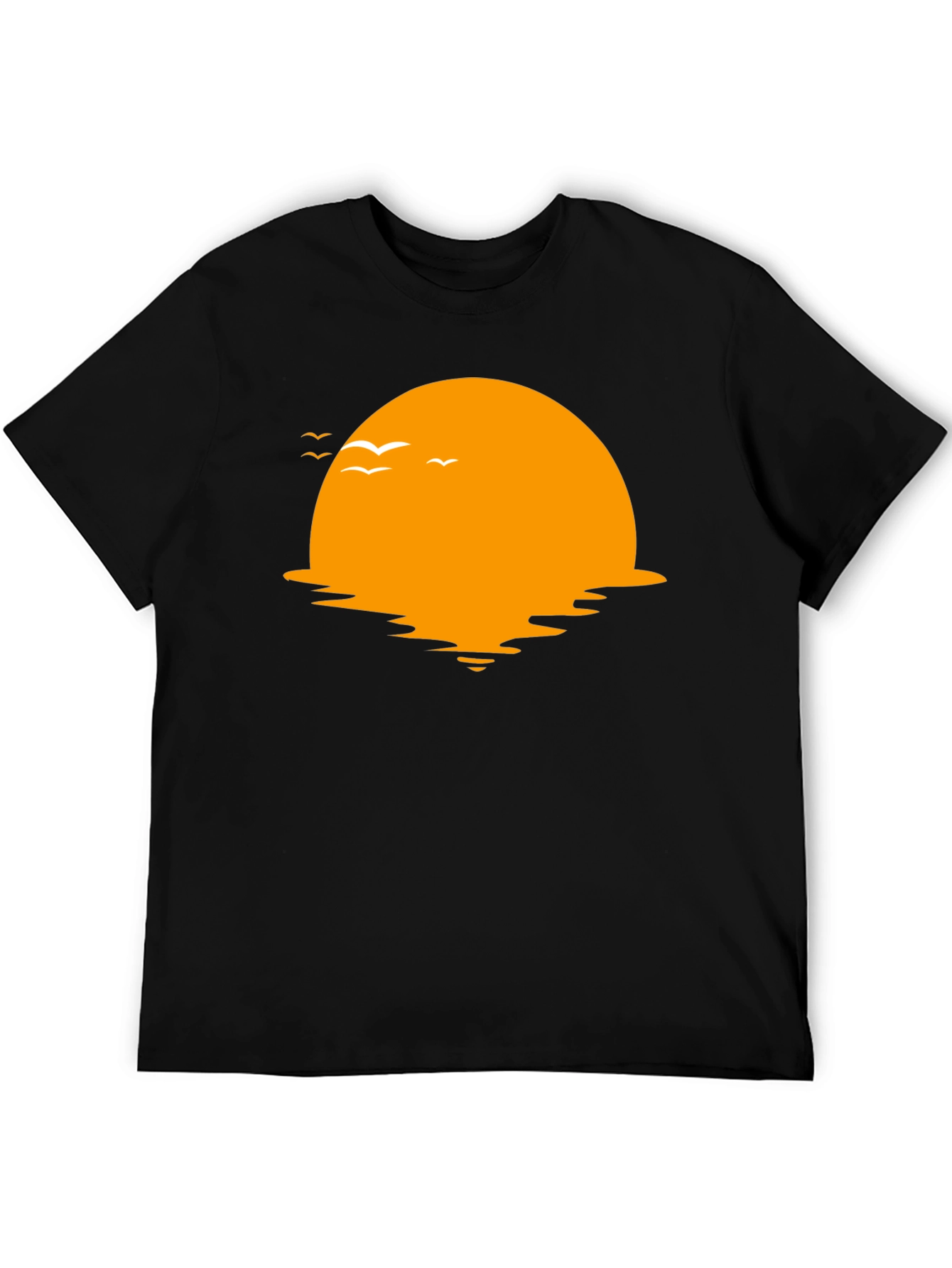Sunset Graphic Tee - Relaxed Fit Cotton T-Shirt