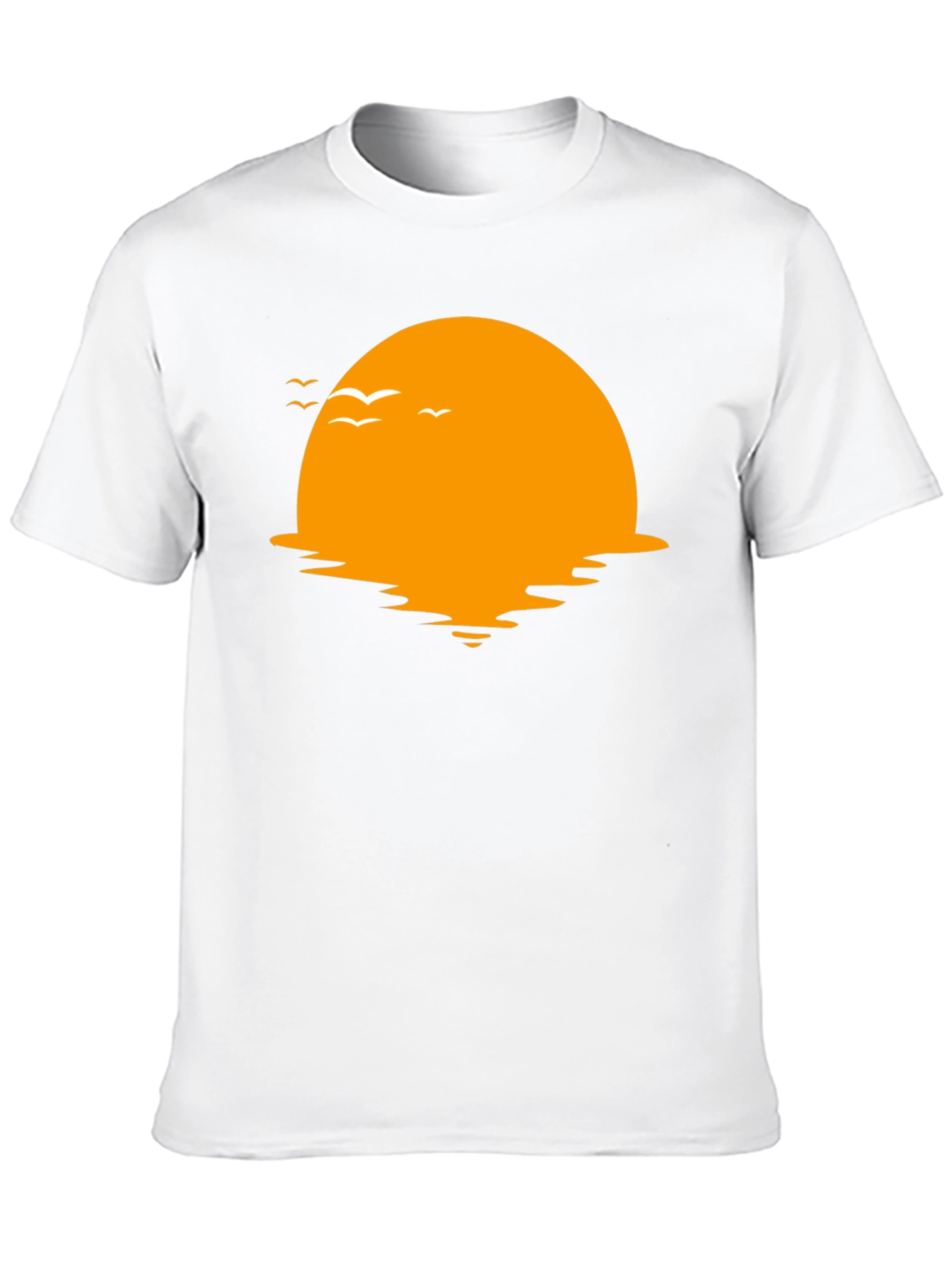 Sunset Graphic Tee - Relaxed Fit Cotton T-Shirt