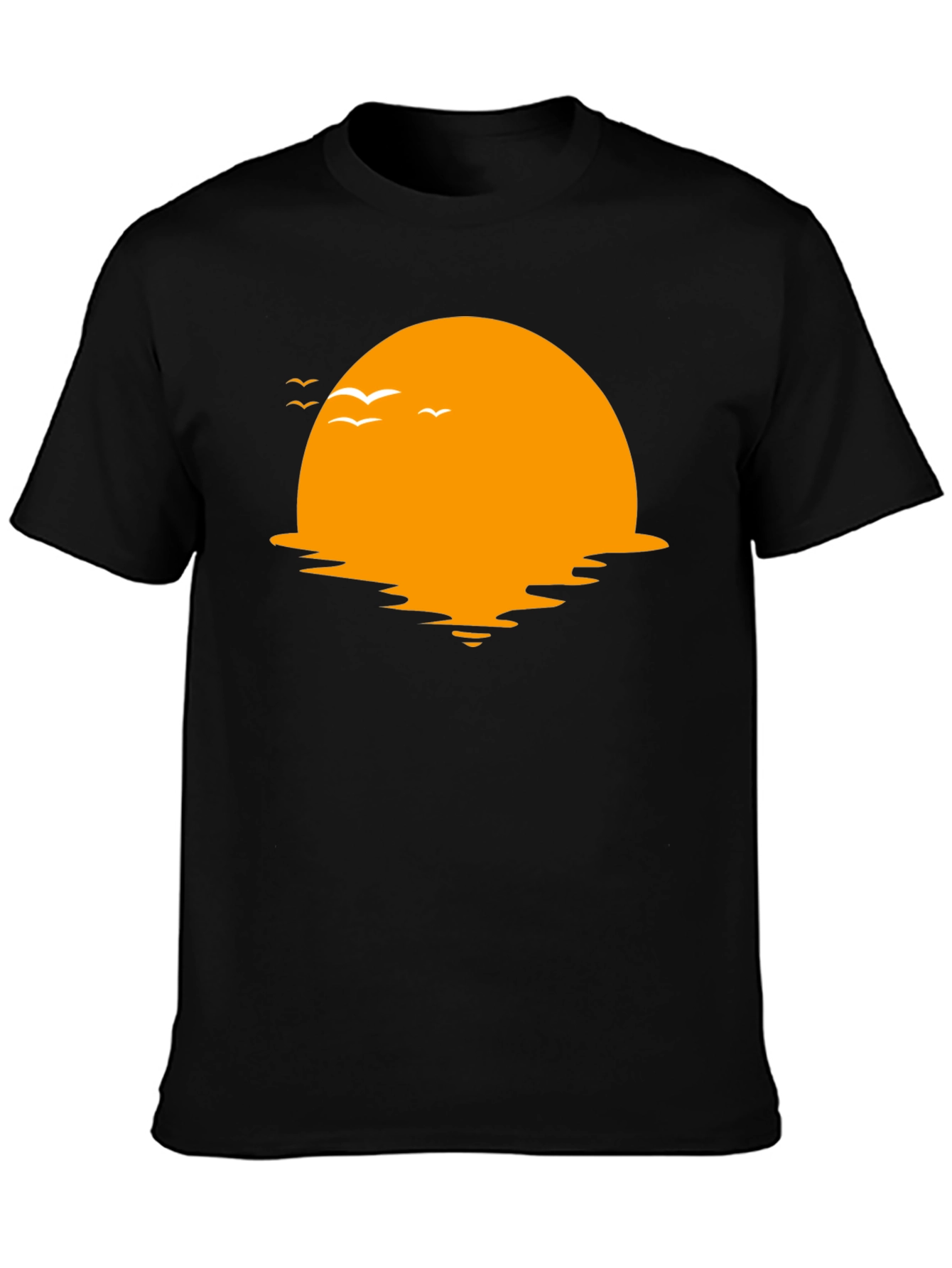 Sunset Graphic Tee - Relaxed Fit Cotton T-Shirt