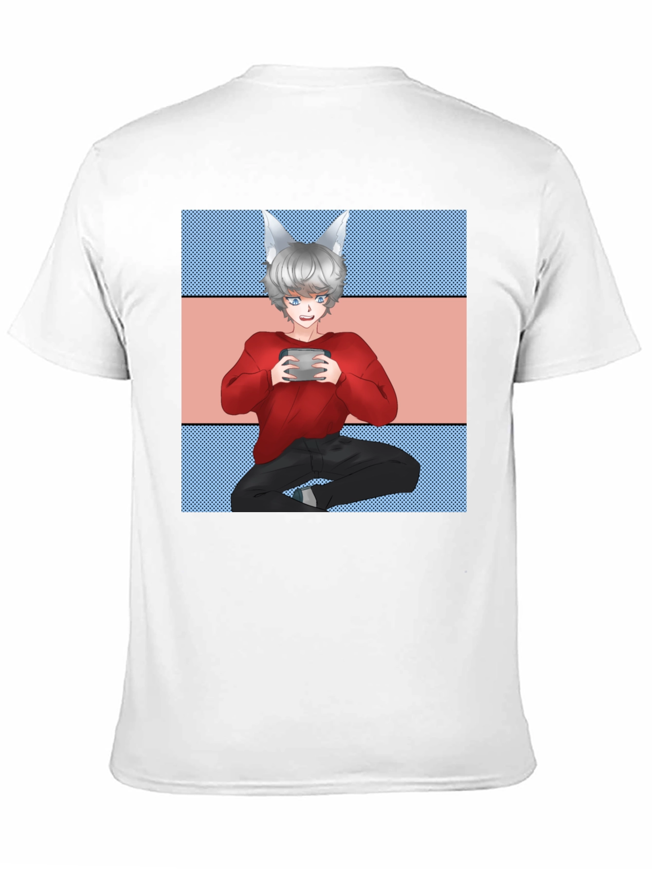 Anime Gamer Black T-Shirt - Unique Design!