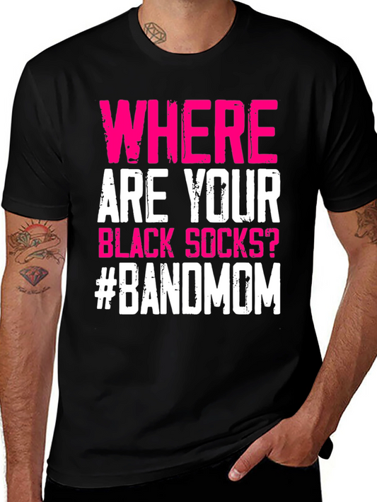 Funny Band Mom Graphic Tee