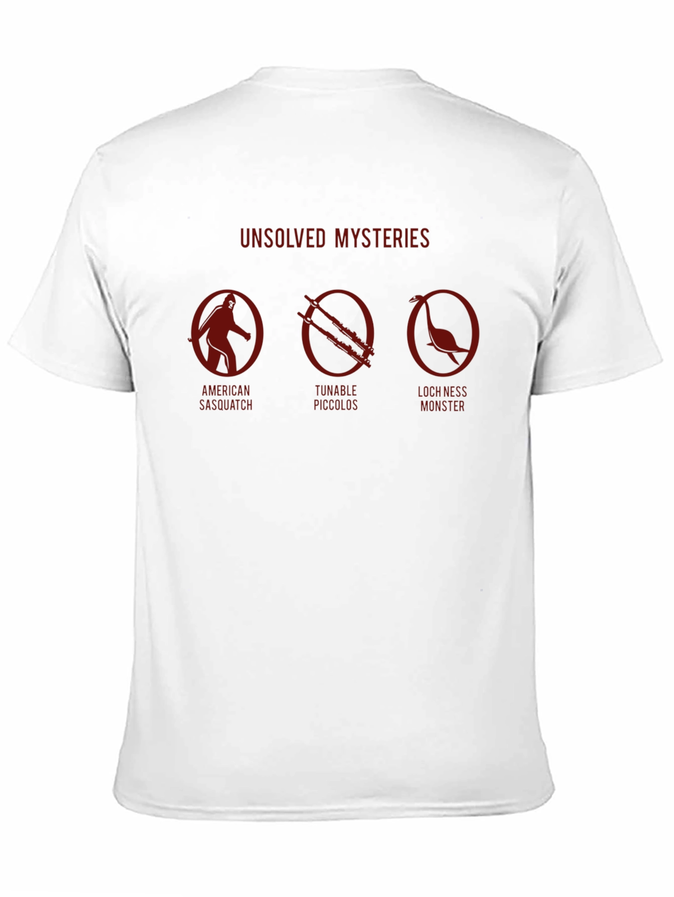 Unsolved Mysteries T-Shirt Bigfoot Nessie Graphic Tee