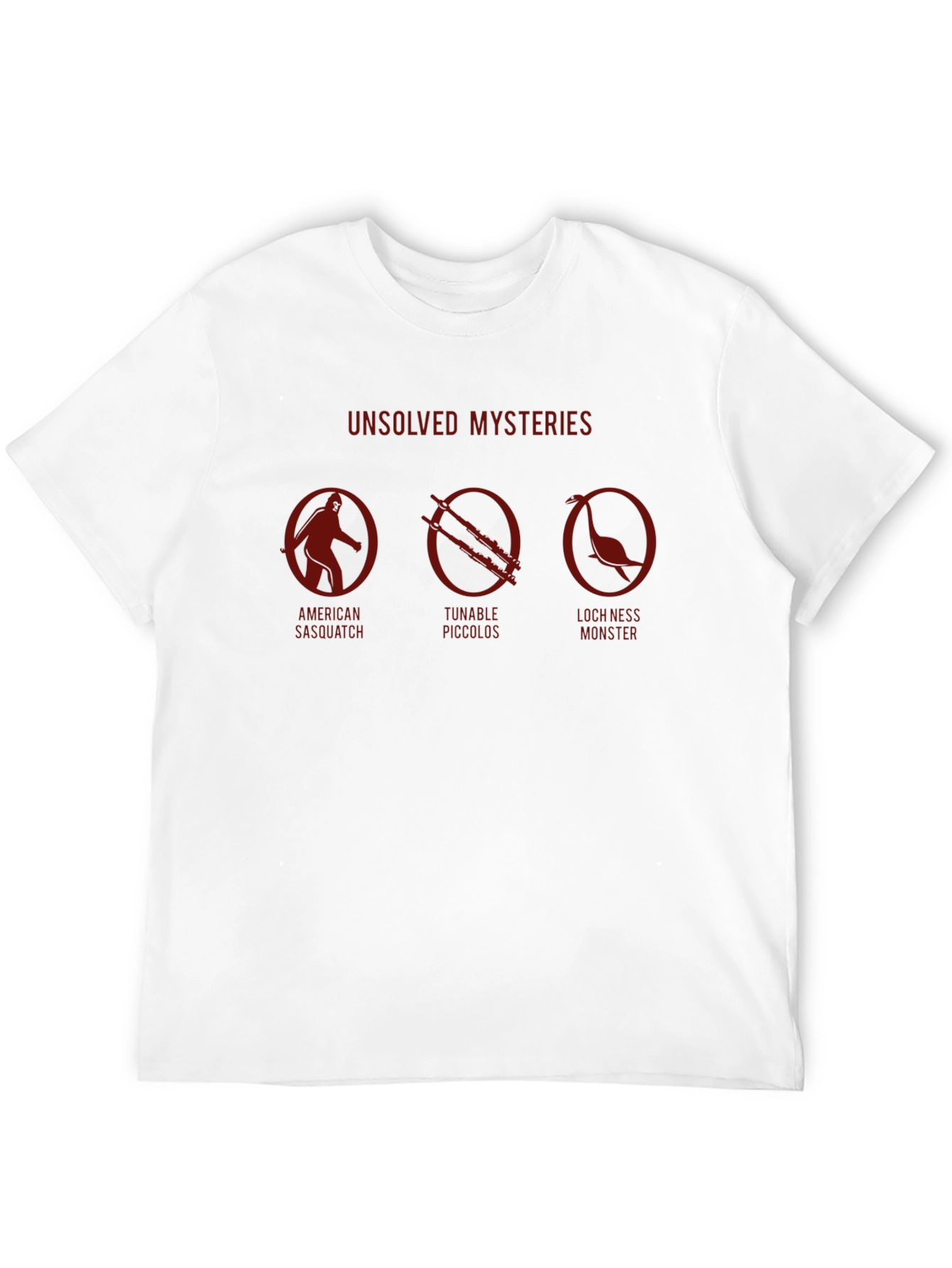 Unsolved Mysteries T-Shirt Bigfoot Nessie Graphic Tee