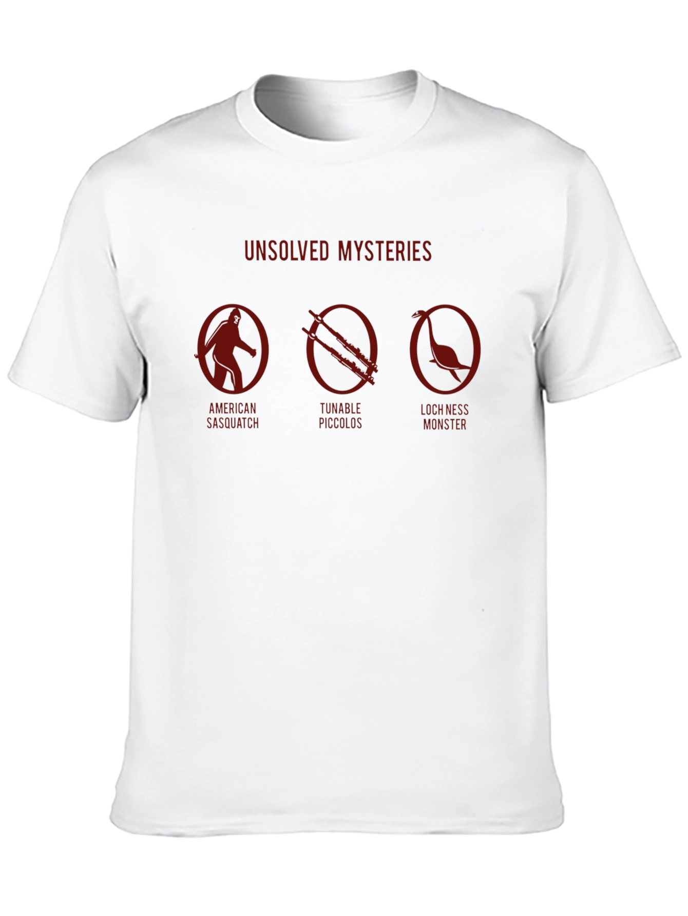 Unsolved Mysteries T-Shirt Bigfoot Nessie Graphic Tee